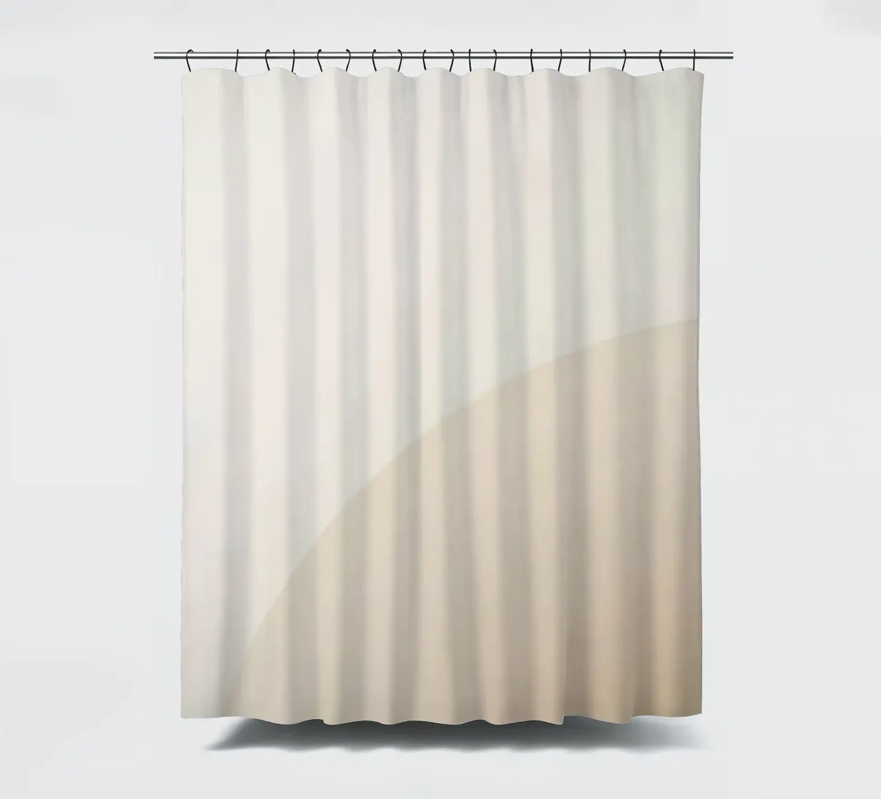 Gradiente Tan con linea curva tenda da doccia da DesignDoodle