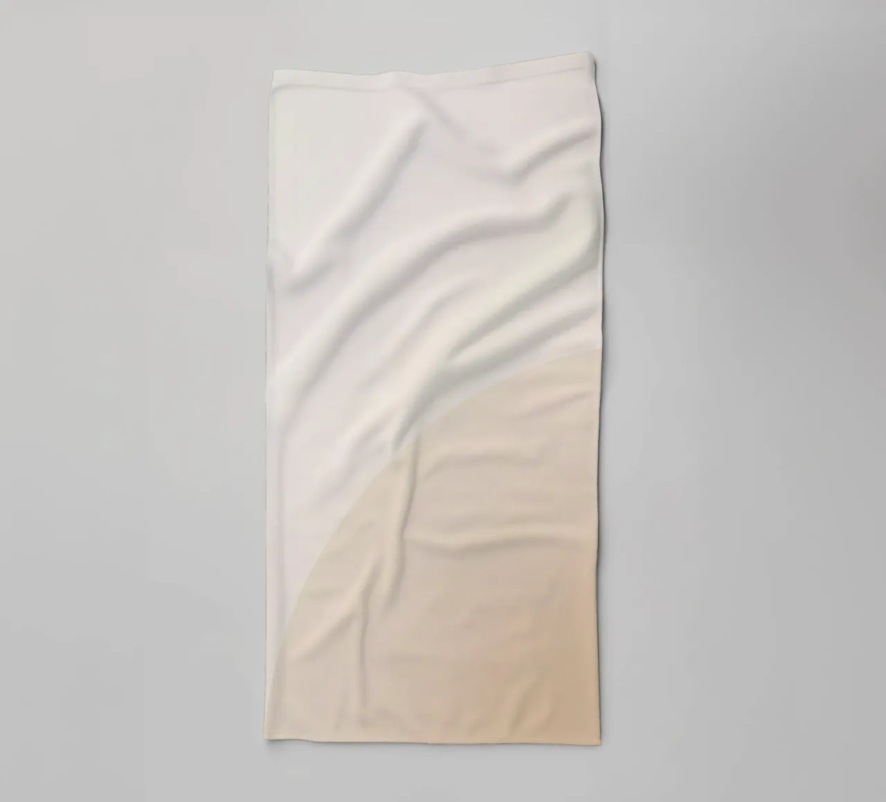 Gradiente Tan con linea curva asciugamano da bagno da DesignDoodle