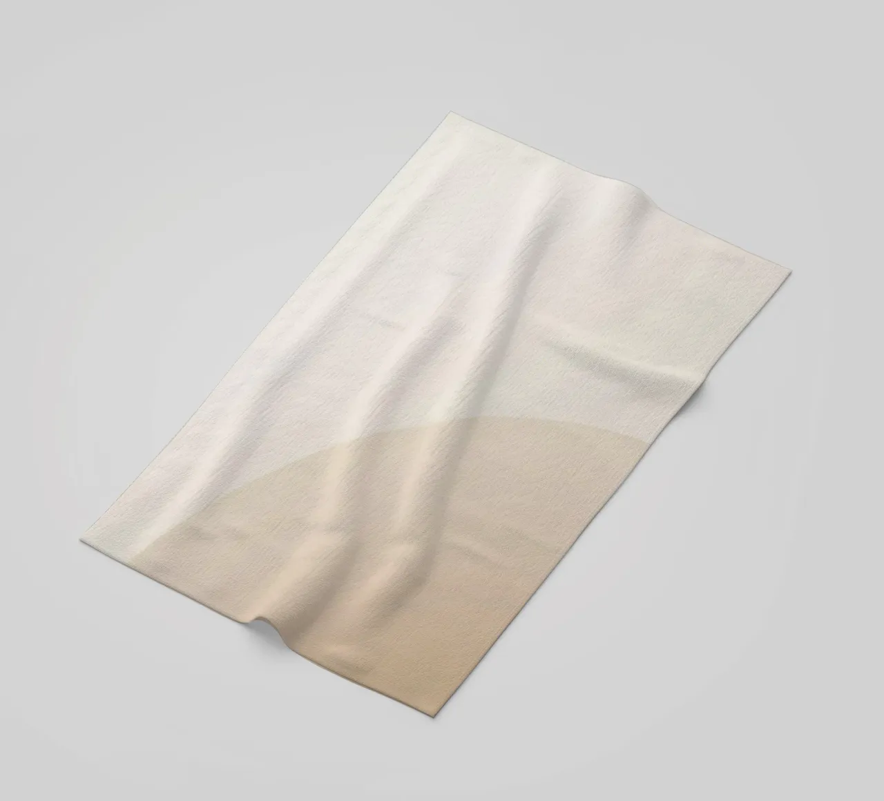 Gradiente Tan con linea curva telo mare da DesignDoodle