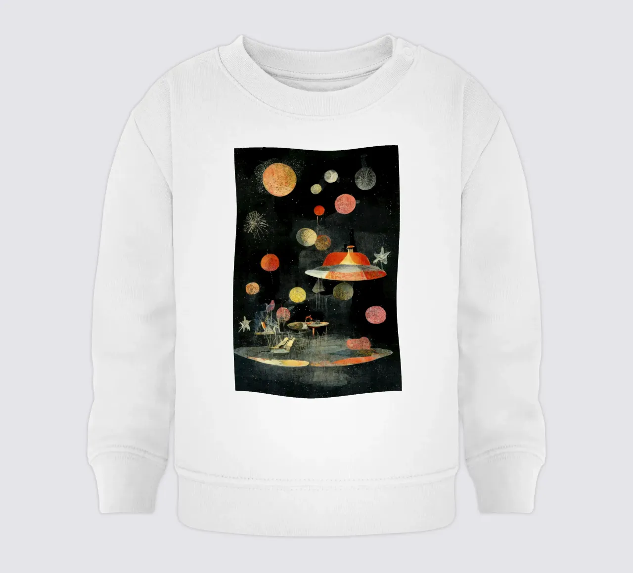 Back to The Planets felpa neonato da treechild