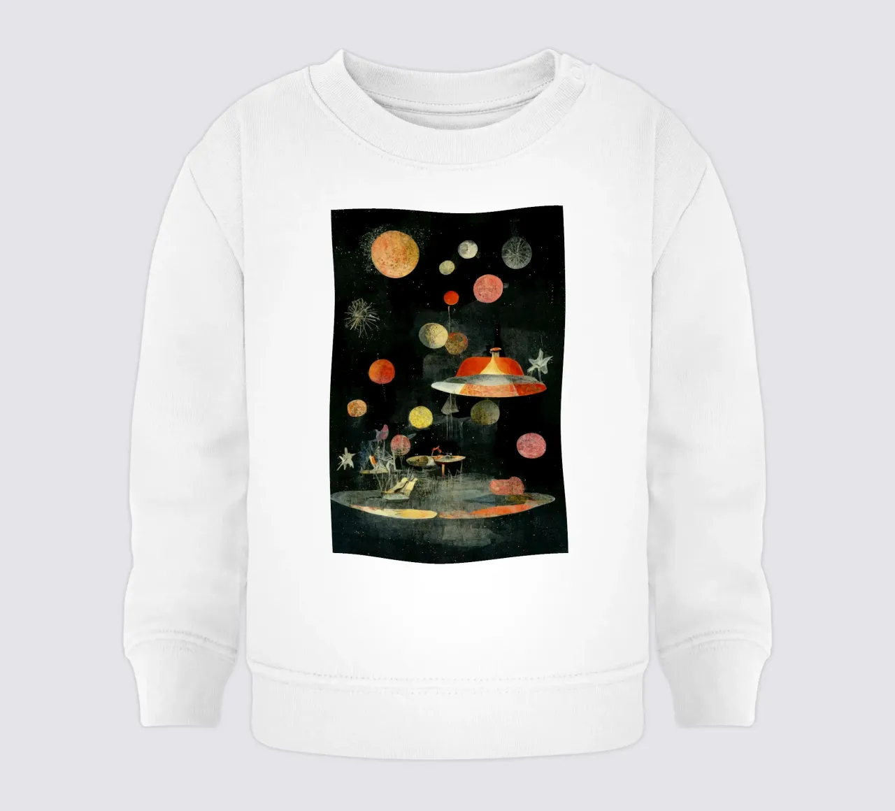 Back to The Planets felpa neonato da treechild