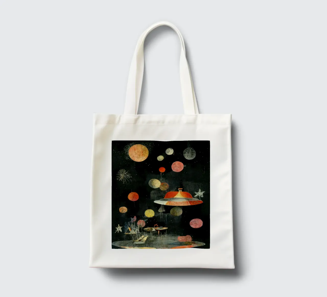 Back to The Planets borsa in juta da treechild