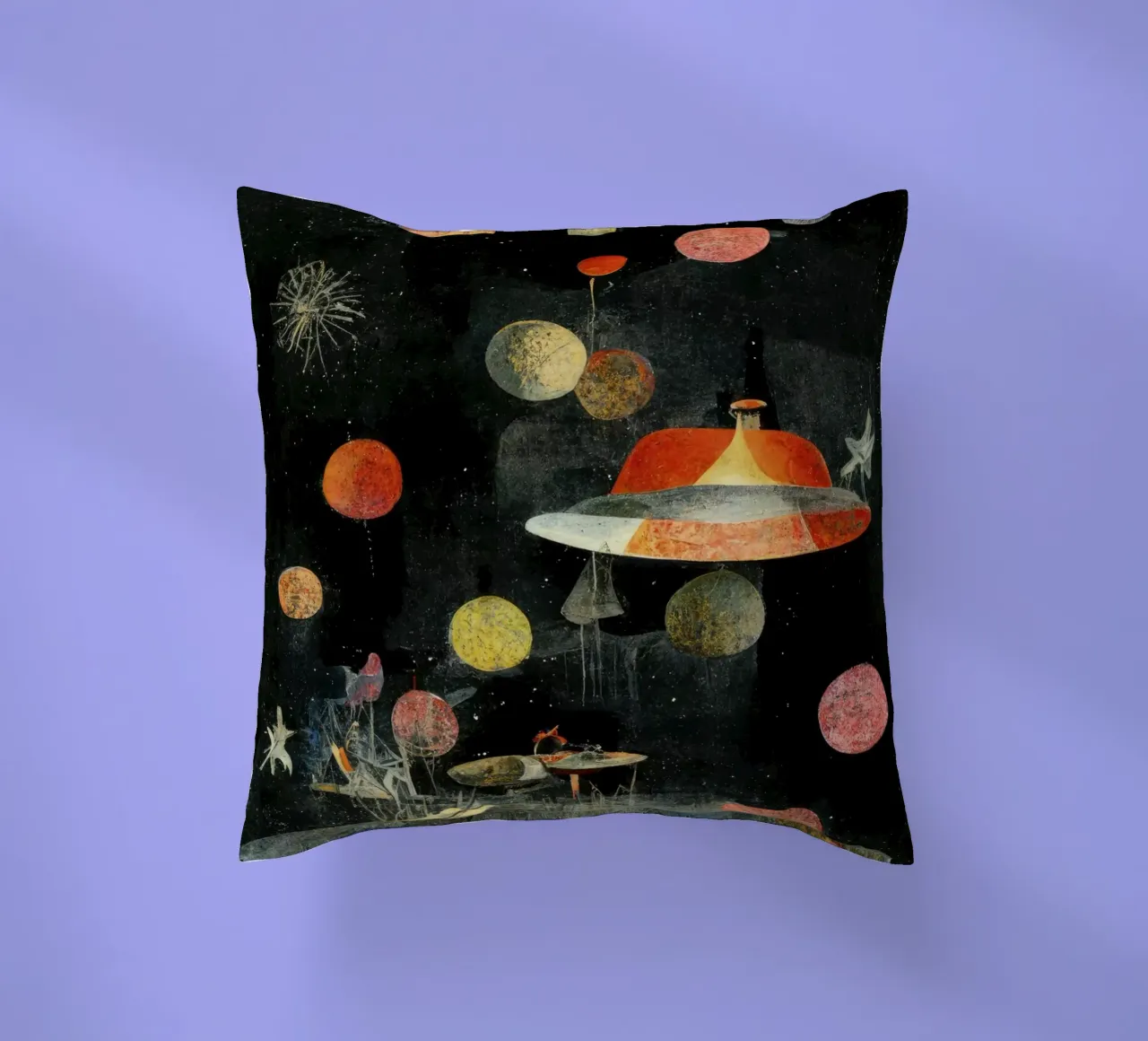Back to The Planets cuscino da treechild
