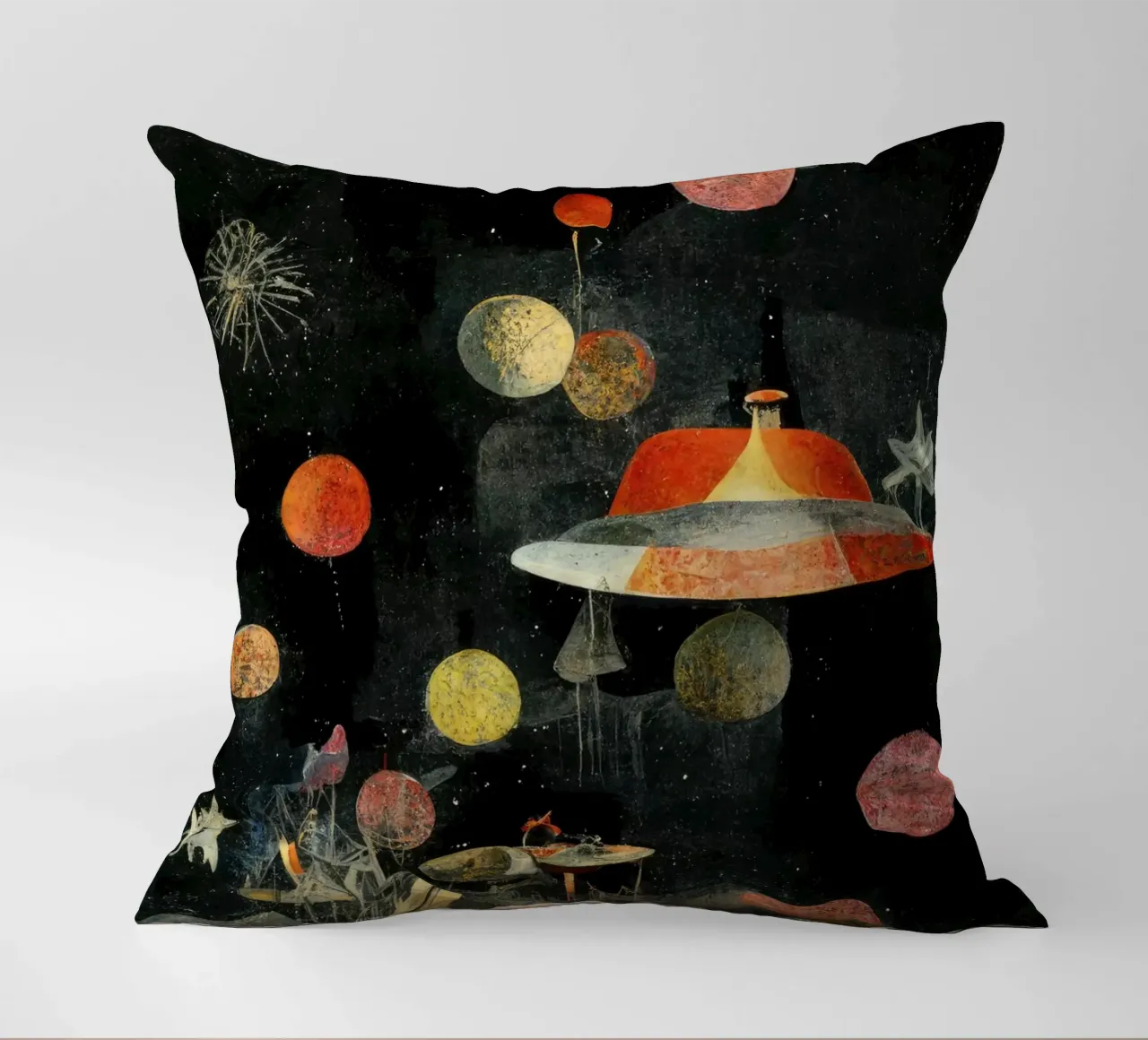 Back to The Planets cuscino da treechild
