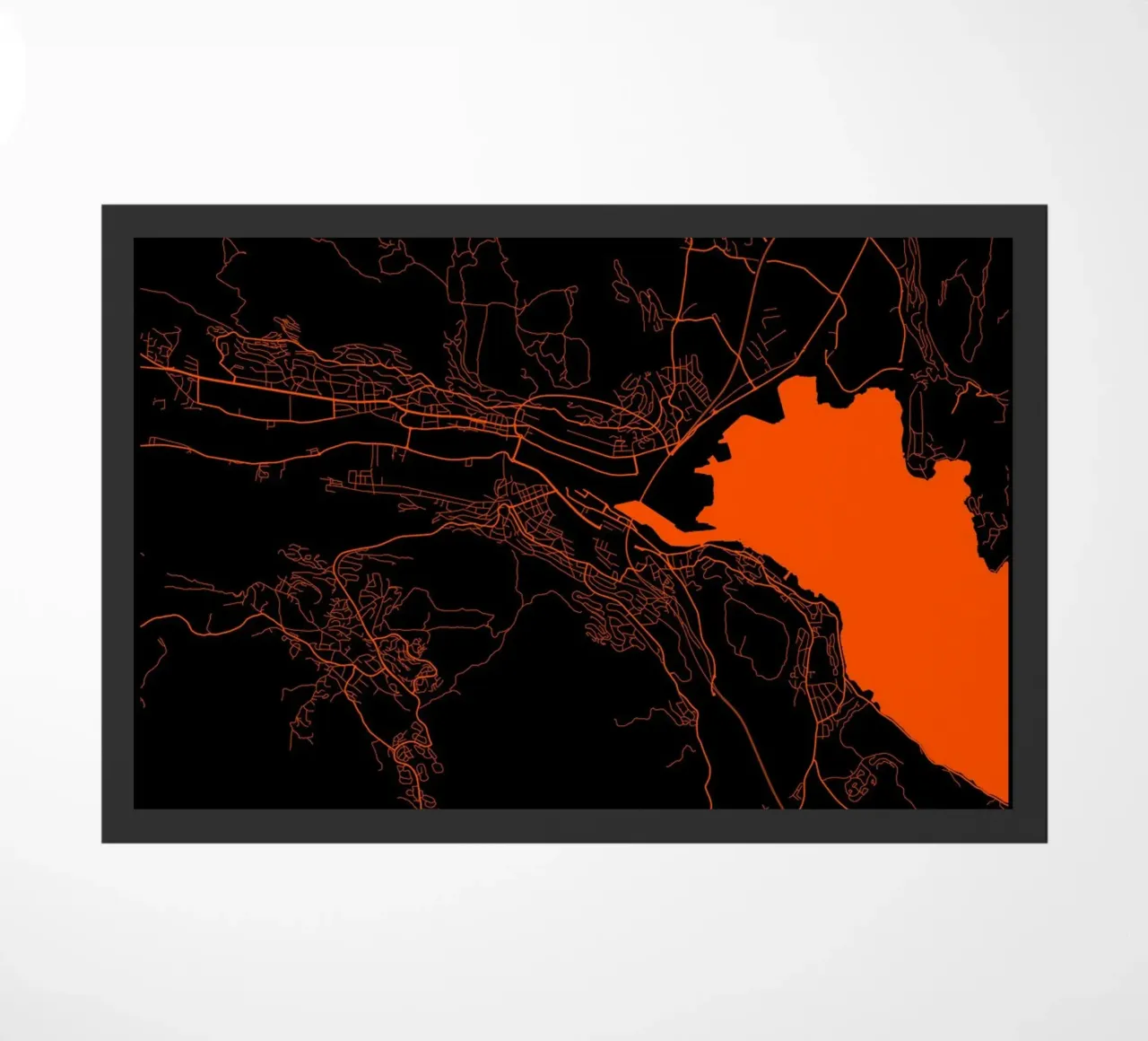 Drammen doormat by MiMap