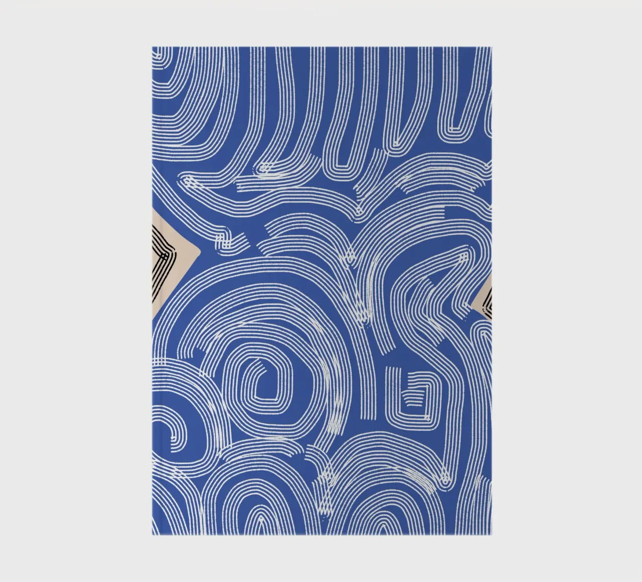 Line strokes abstract notebook by Little Dean