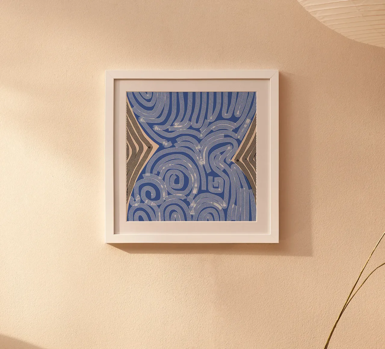 Tratti di linea astratti poster da Little Dean