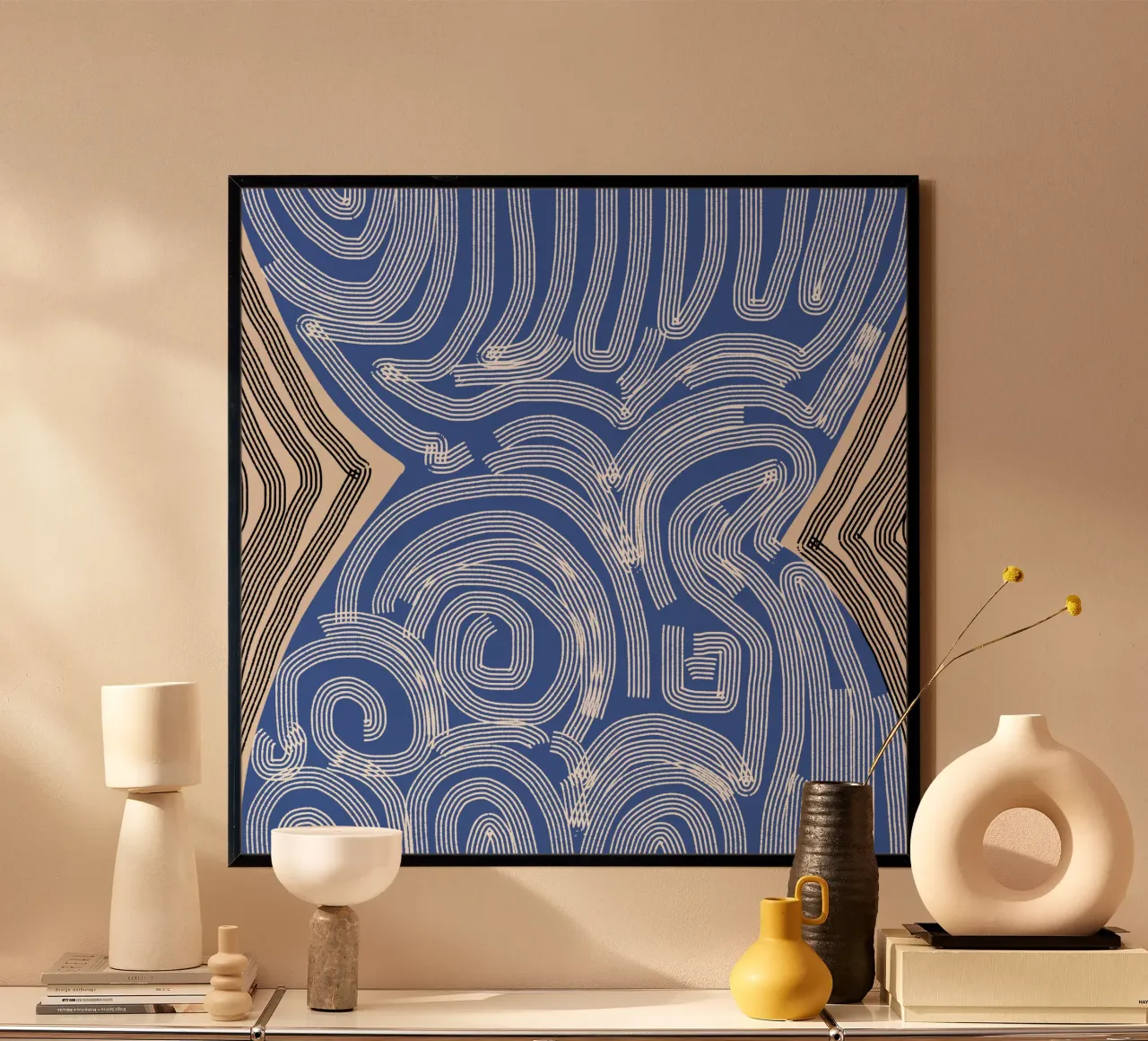 Tratti di linea astratti poster da Little Dean