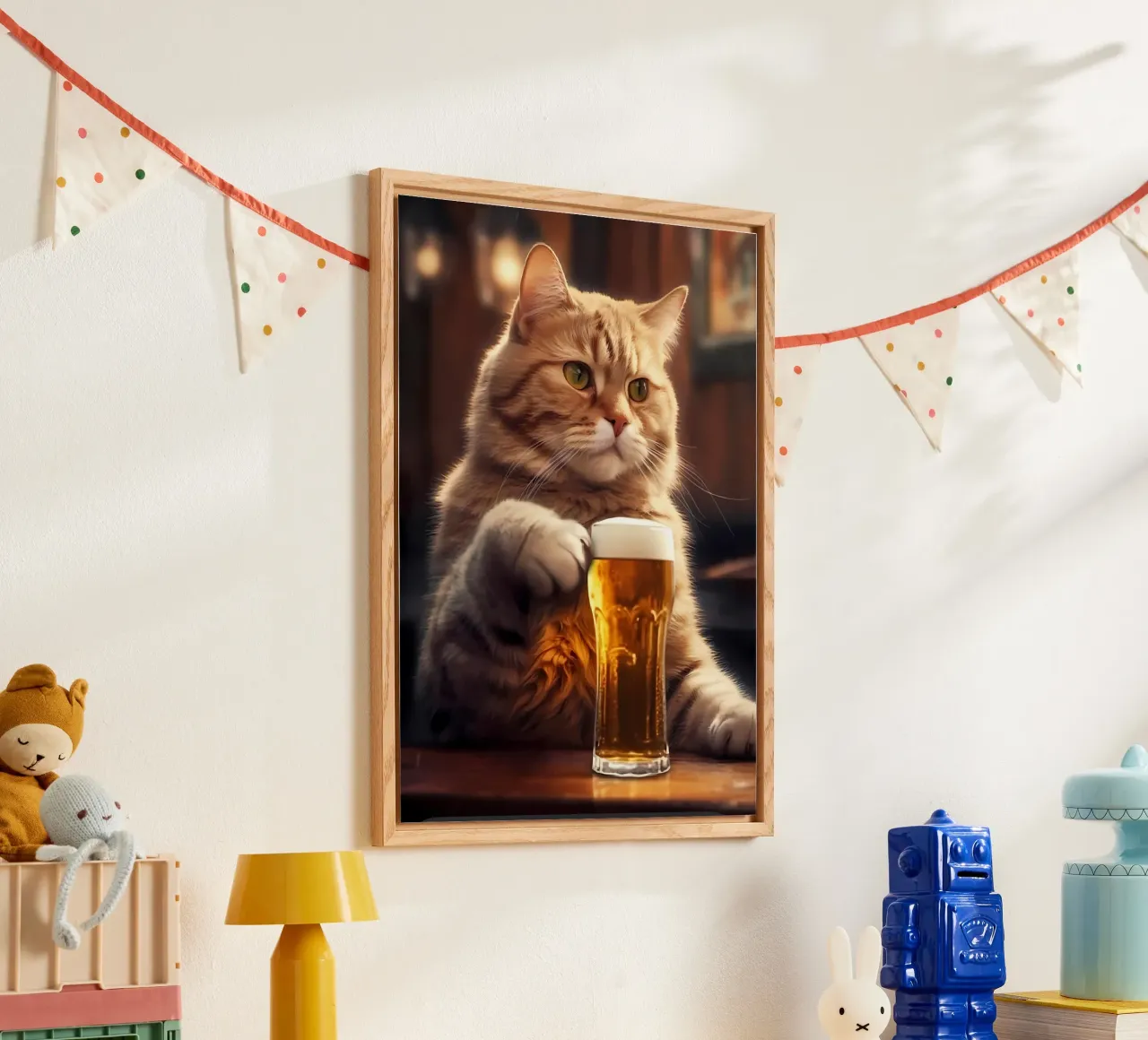 Cat Beer Pub product.type.acrylglas common.byCreator Arjun
