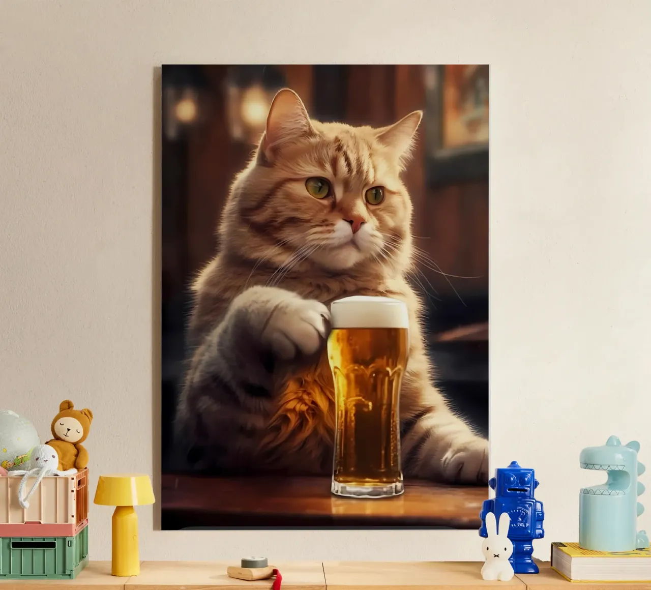 Cat Beer Pub product.type.acrylglas common.byCreator Arjun