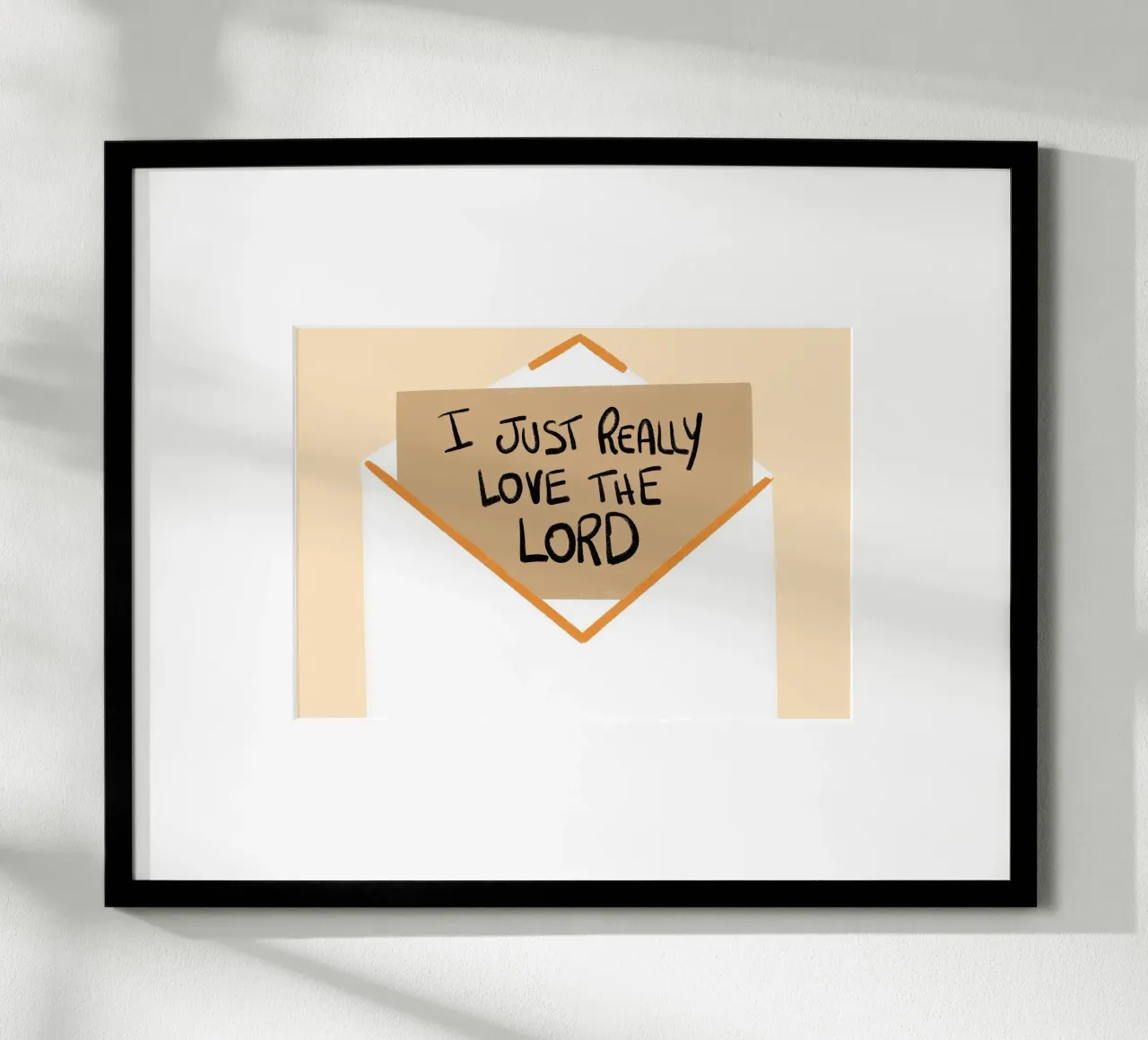 Poster cristiano I Just Really Love The Lord poster da vintagepod