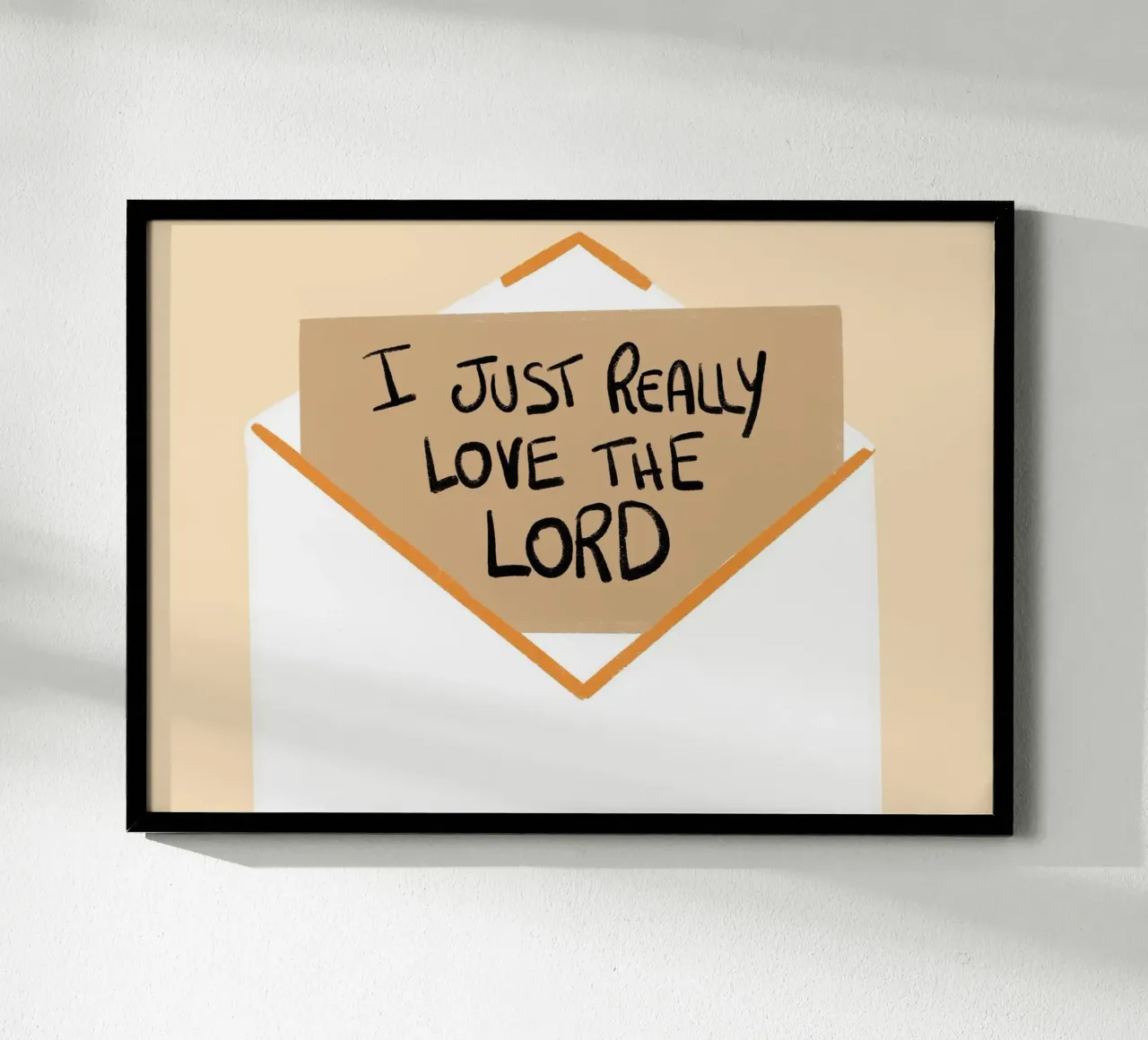 Poster cristiano I Just Really Love The Lord poster da vintagepod