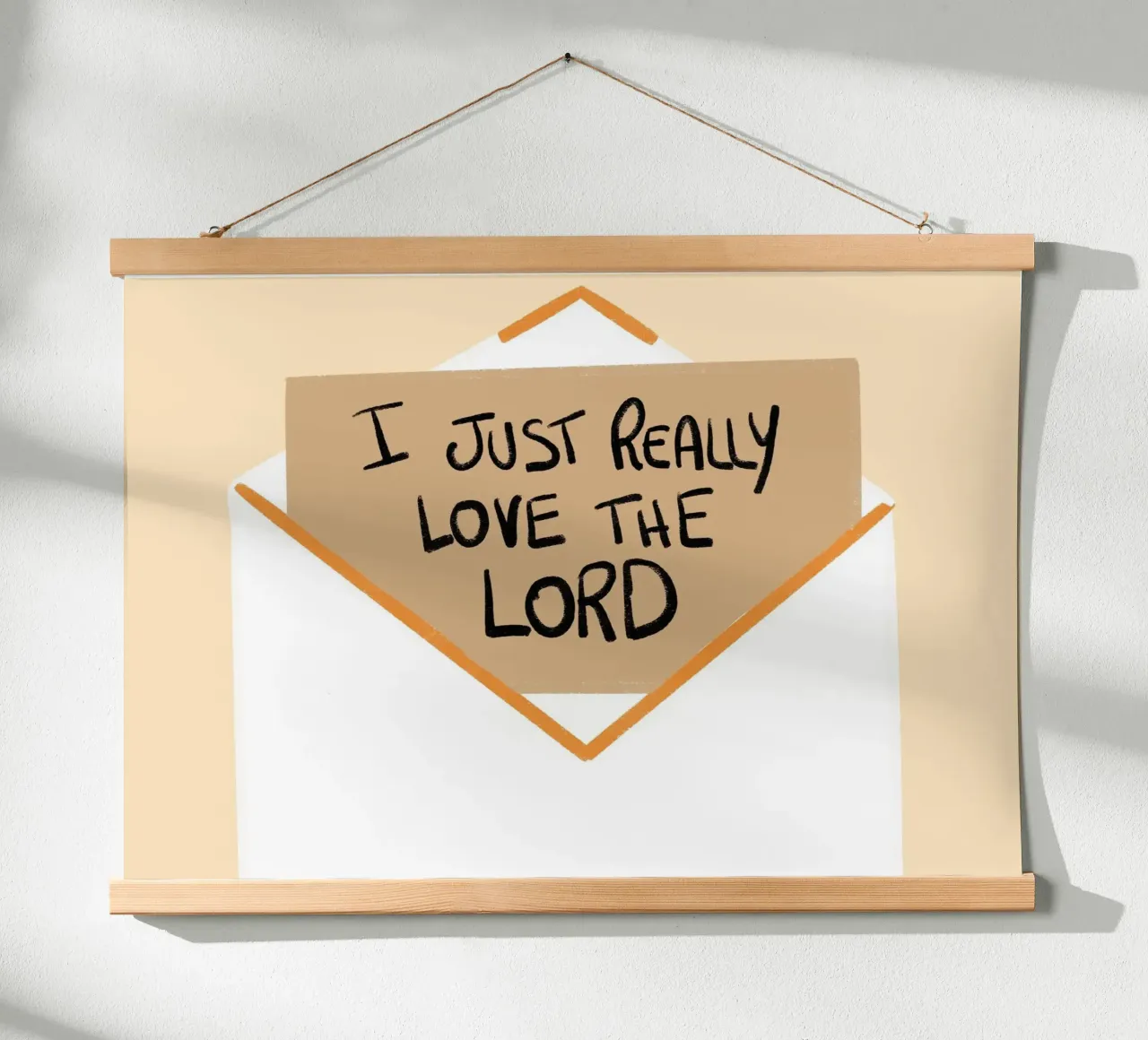 Poster cristiano I Just Really Love The Lord poster da vintagepod