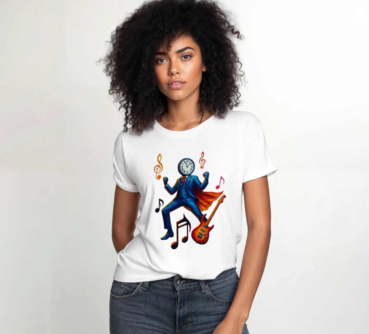 CLOCKMASTER t-shirt da donna da Vintage Van Gogh