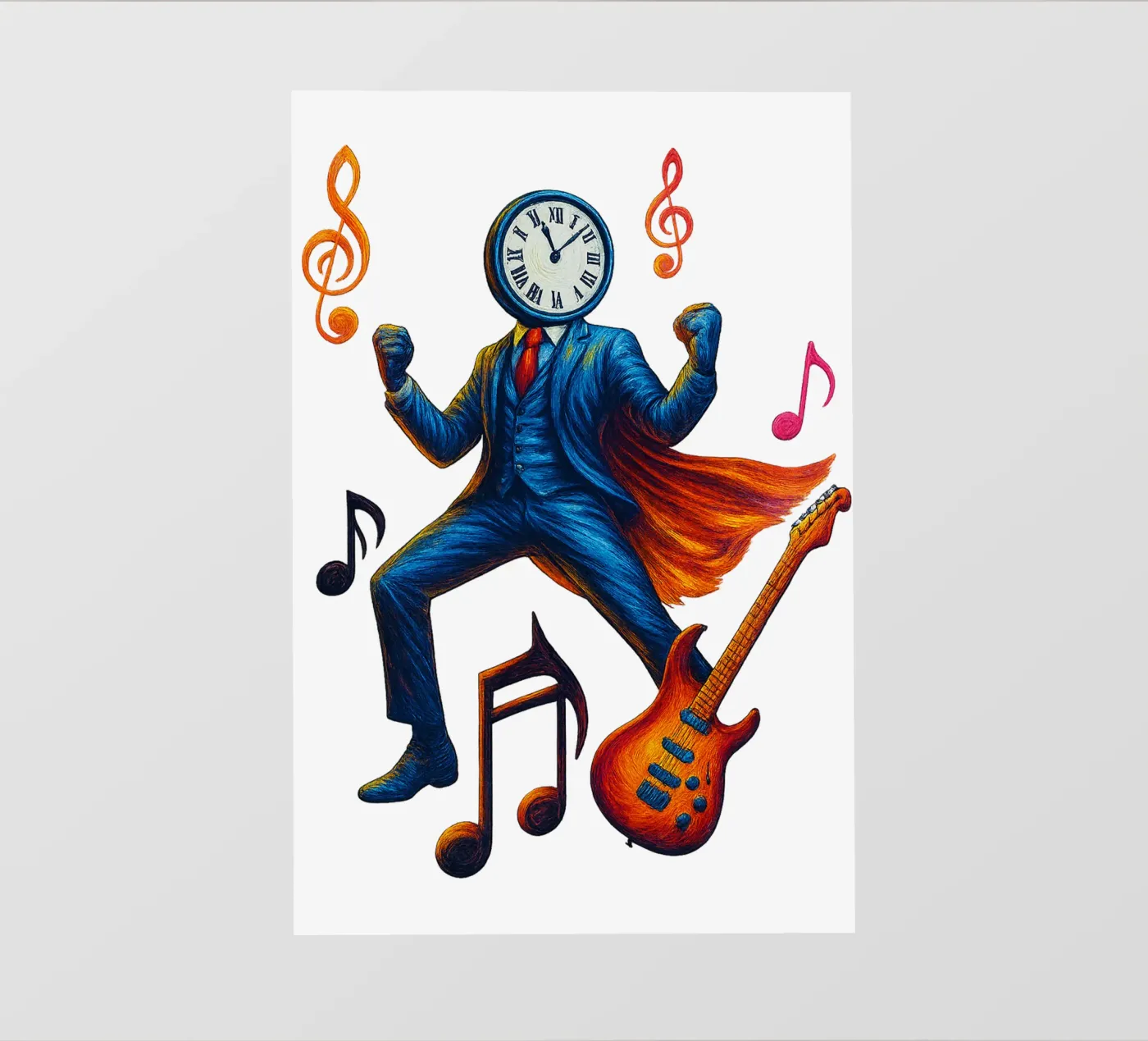 CLOCKMASTER telo in pvc da Vintage Van Gogh