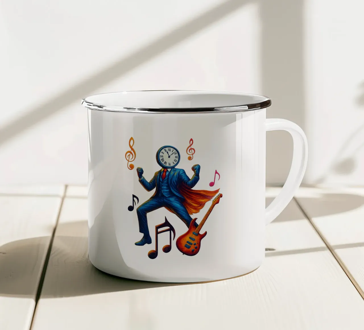 CLOCKMASTER tazza in smalto da Vintage Van Gogh