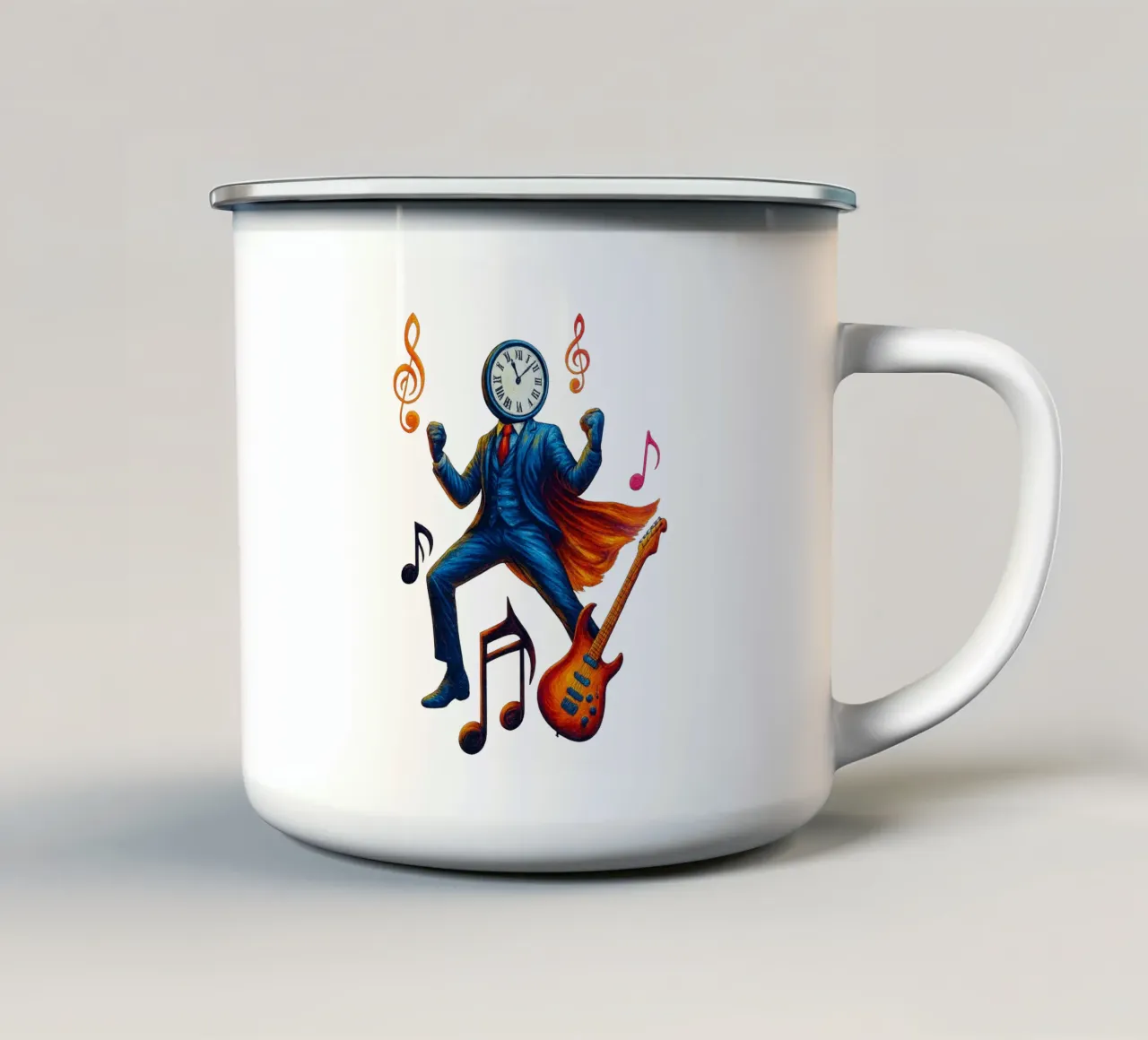 CLOCKMASTER tazza in smalto da Vintage Van Gogh