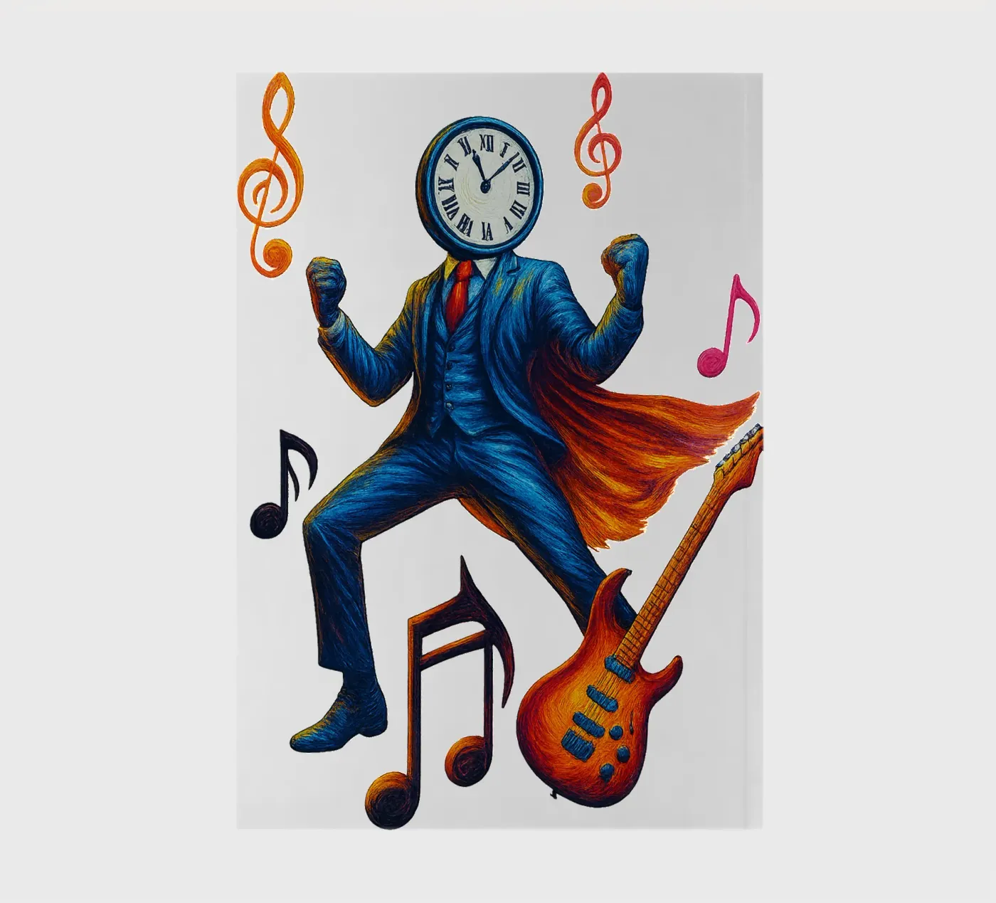 CLOCKMASTER Notizbuch von Vintage Van Gogh