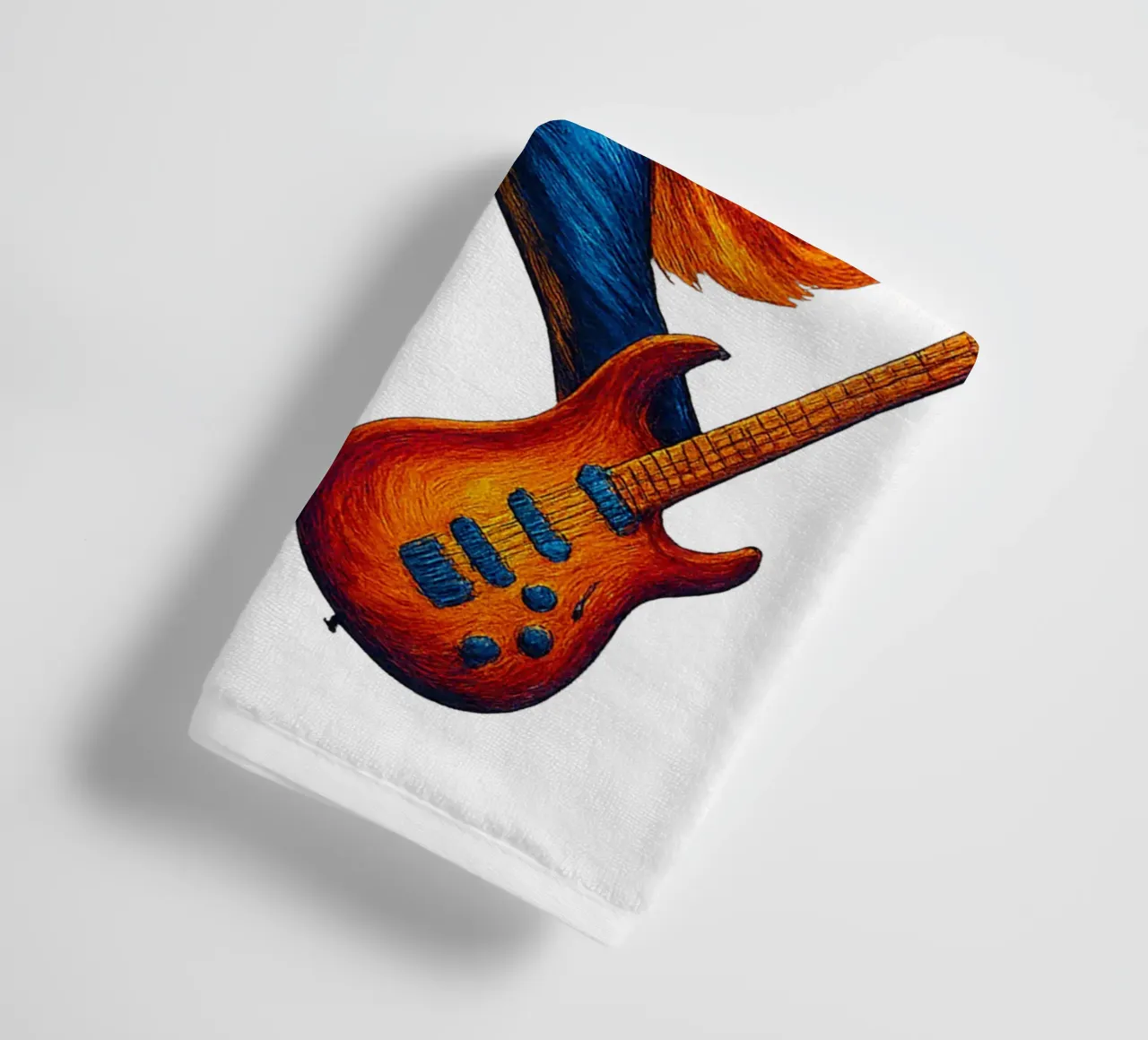 CLOCKMASTER badhanddoek van Vintage Van Gogh