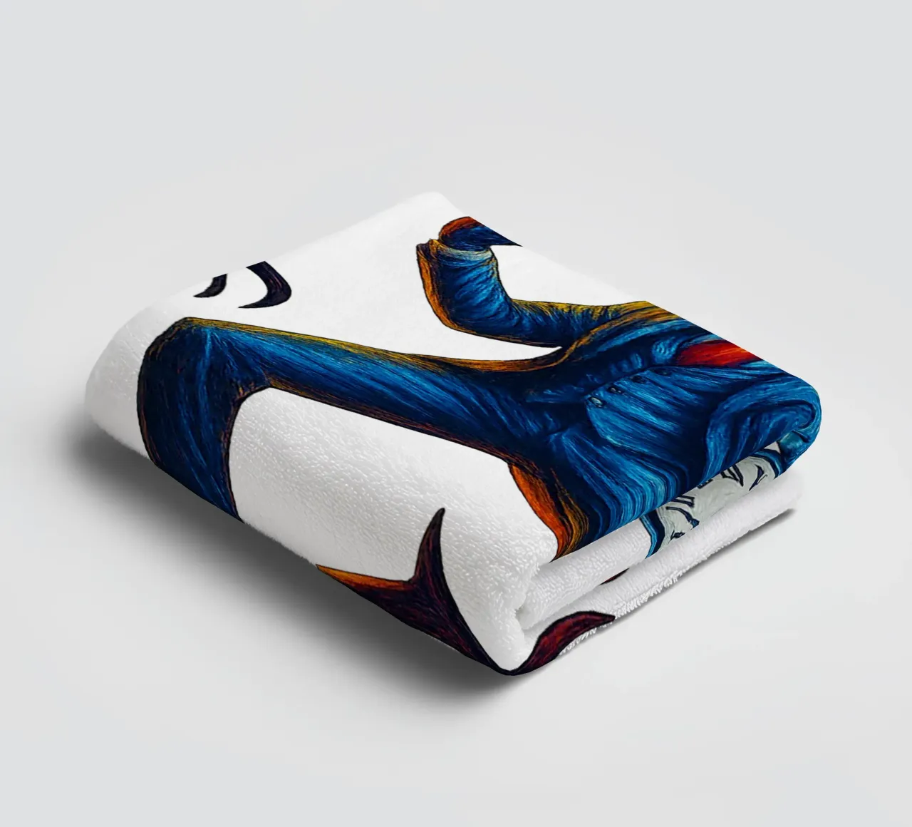 CLOCKMASTER badhanddoek van Vintage Van Gogh