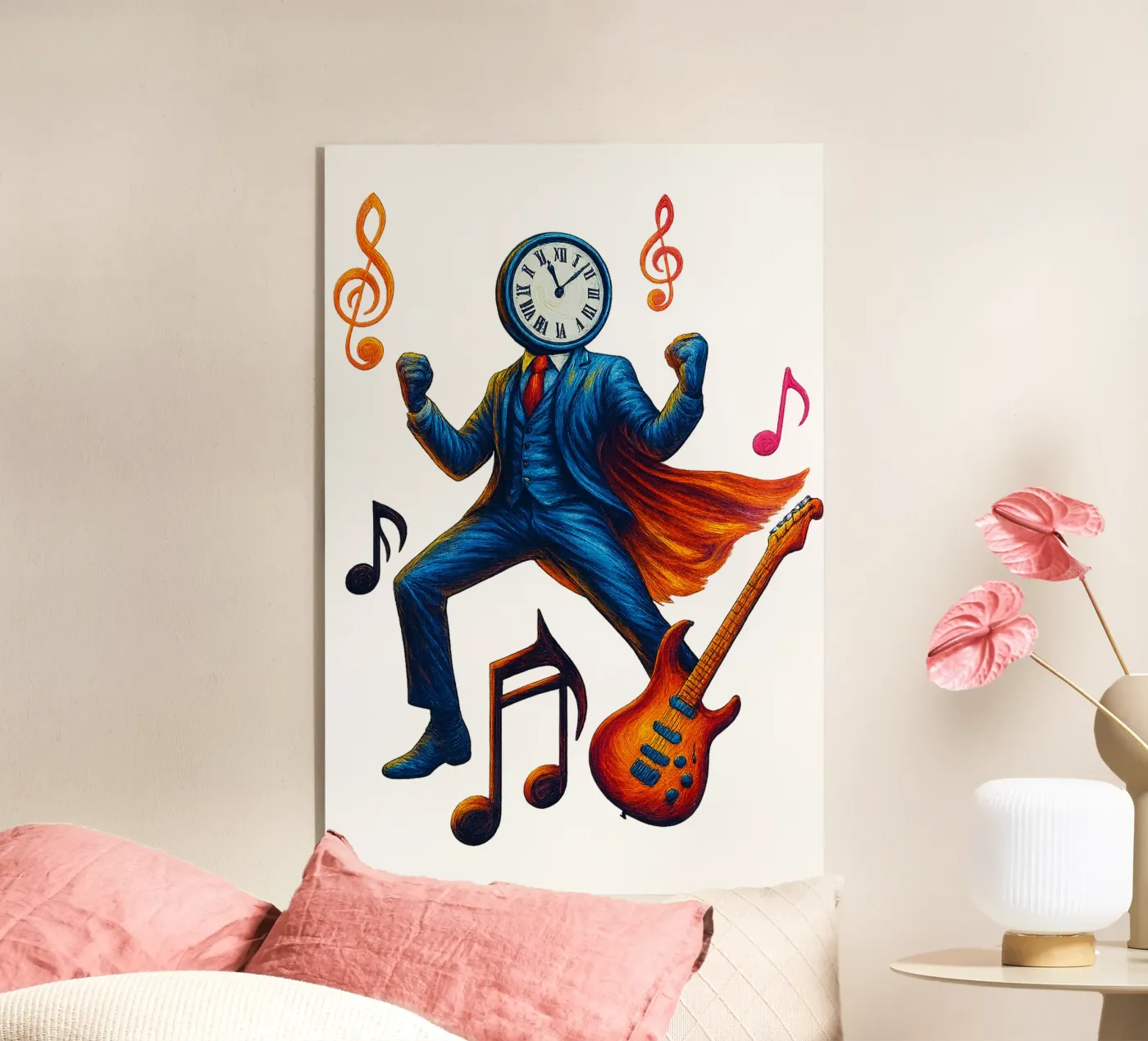 CLOCKMASTER plexiglass da Vintage Van Gogh