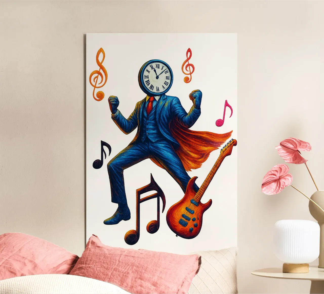 CLOCKMASTER alluminio dibond da Vintage Van Gogh