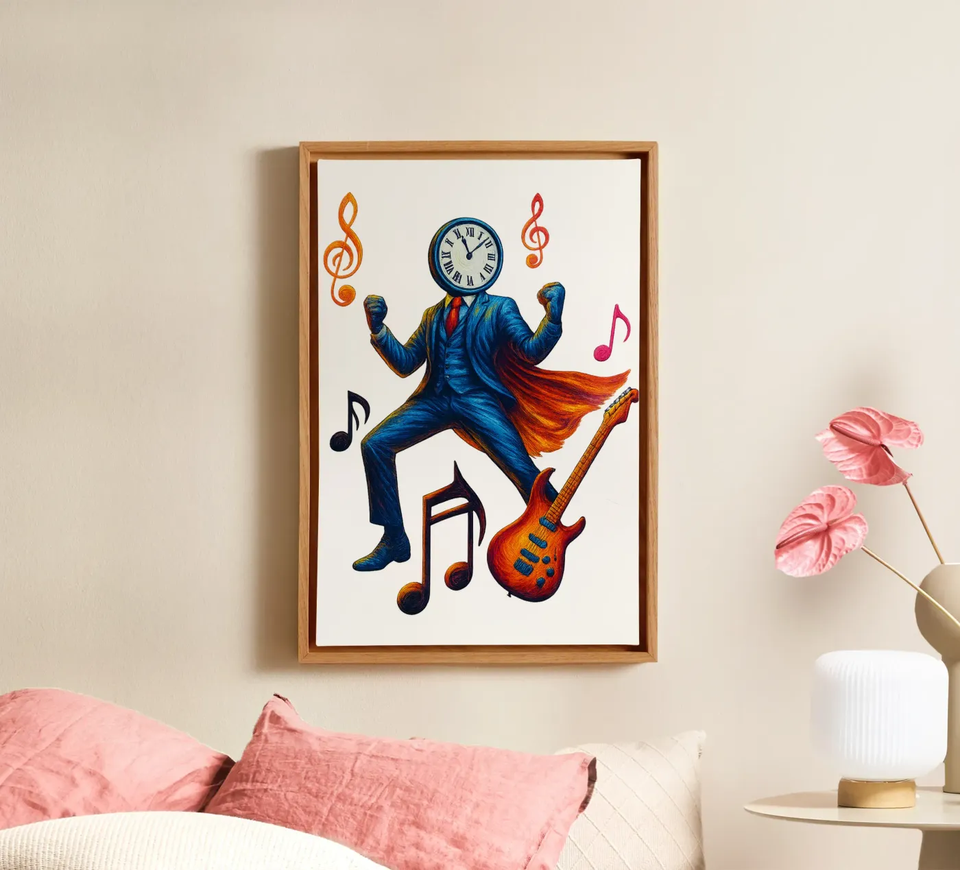 CLOCKMASTER canvas van Vintage Van Gogh