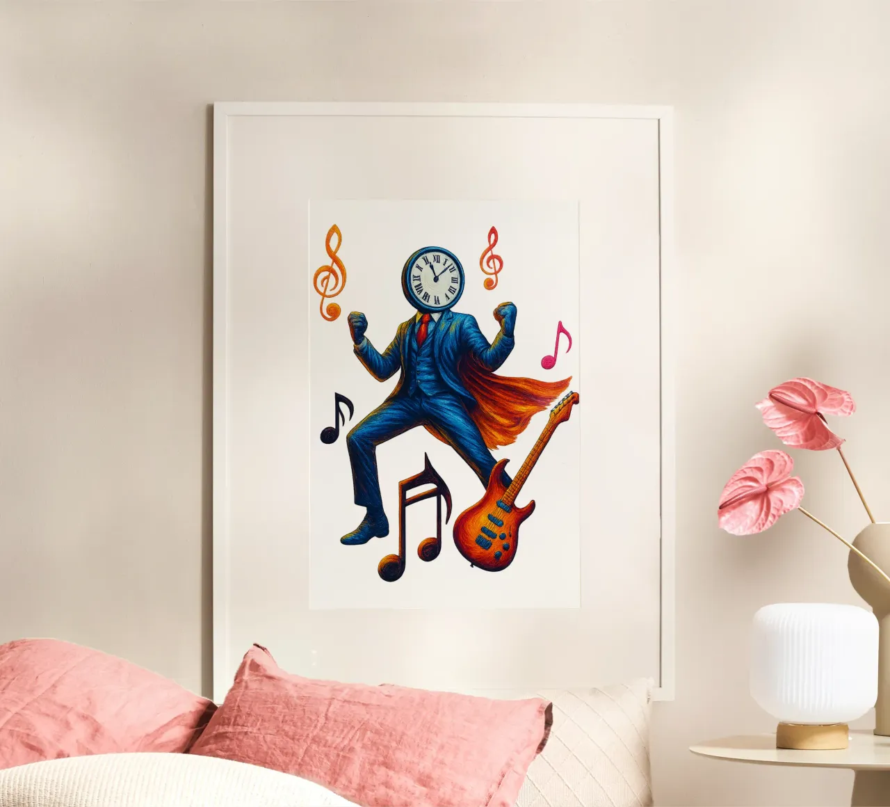 CLOCKMASTER Poster von Vintage Van Gogh