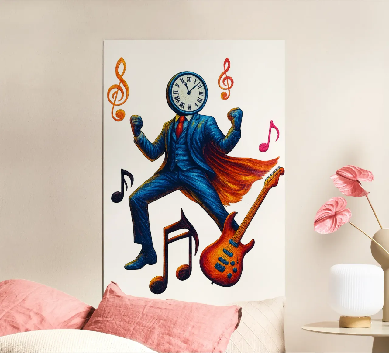 CLOCKMASTER Poster von Vintage Van Gogh