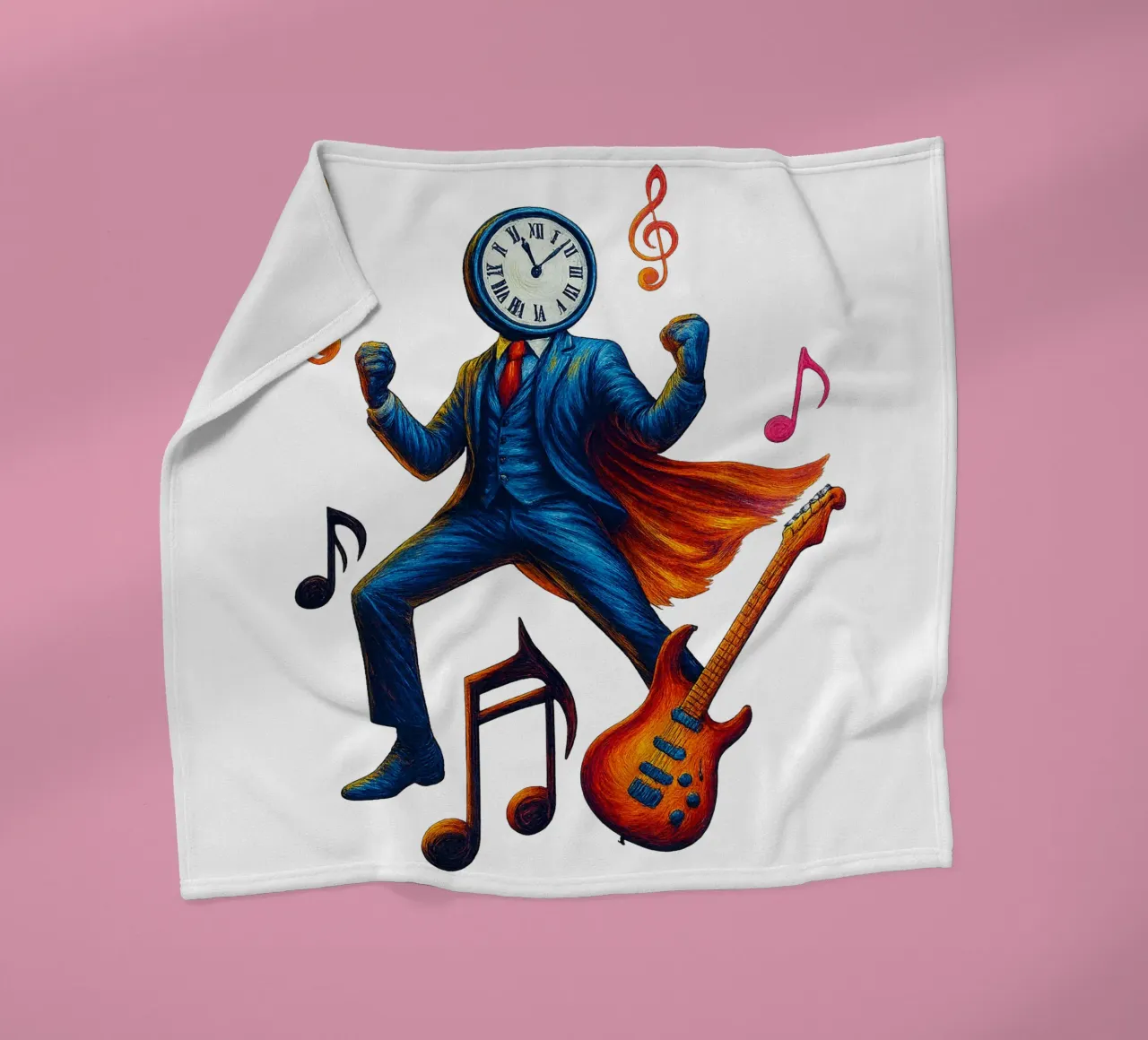 CLOCKMASTER Fleecedecke von Vintage Van Gogh