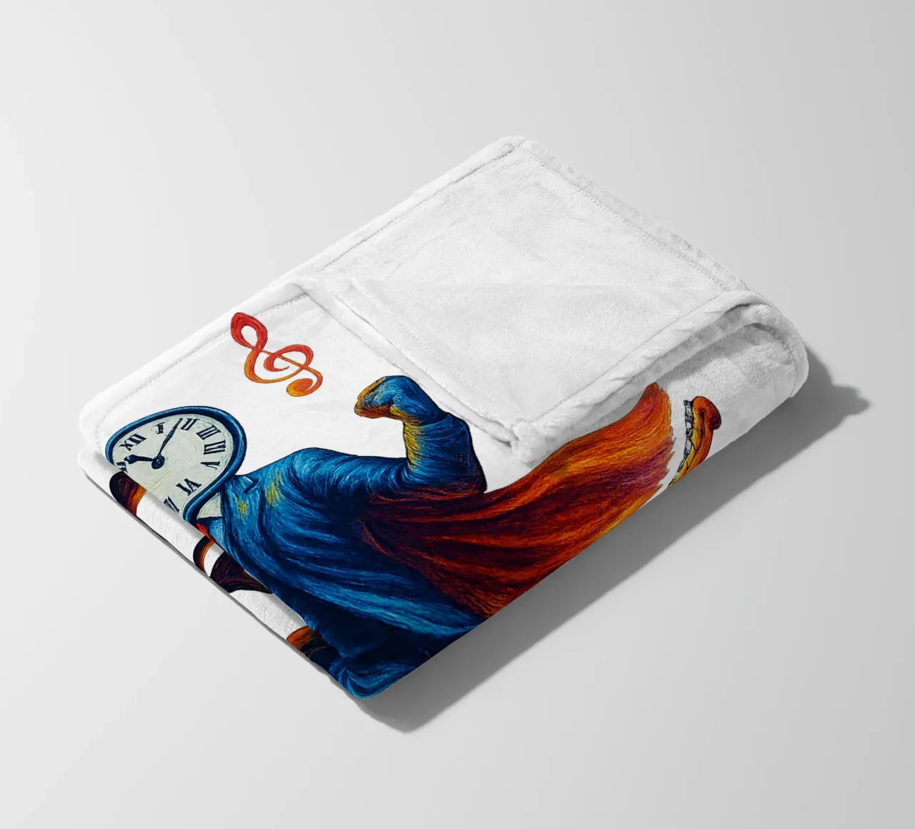 CLOCKMASTER Fleecedecke von Vintage Van Gogh