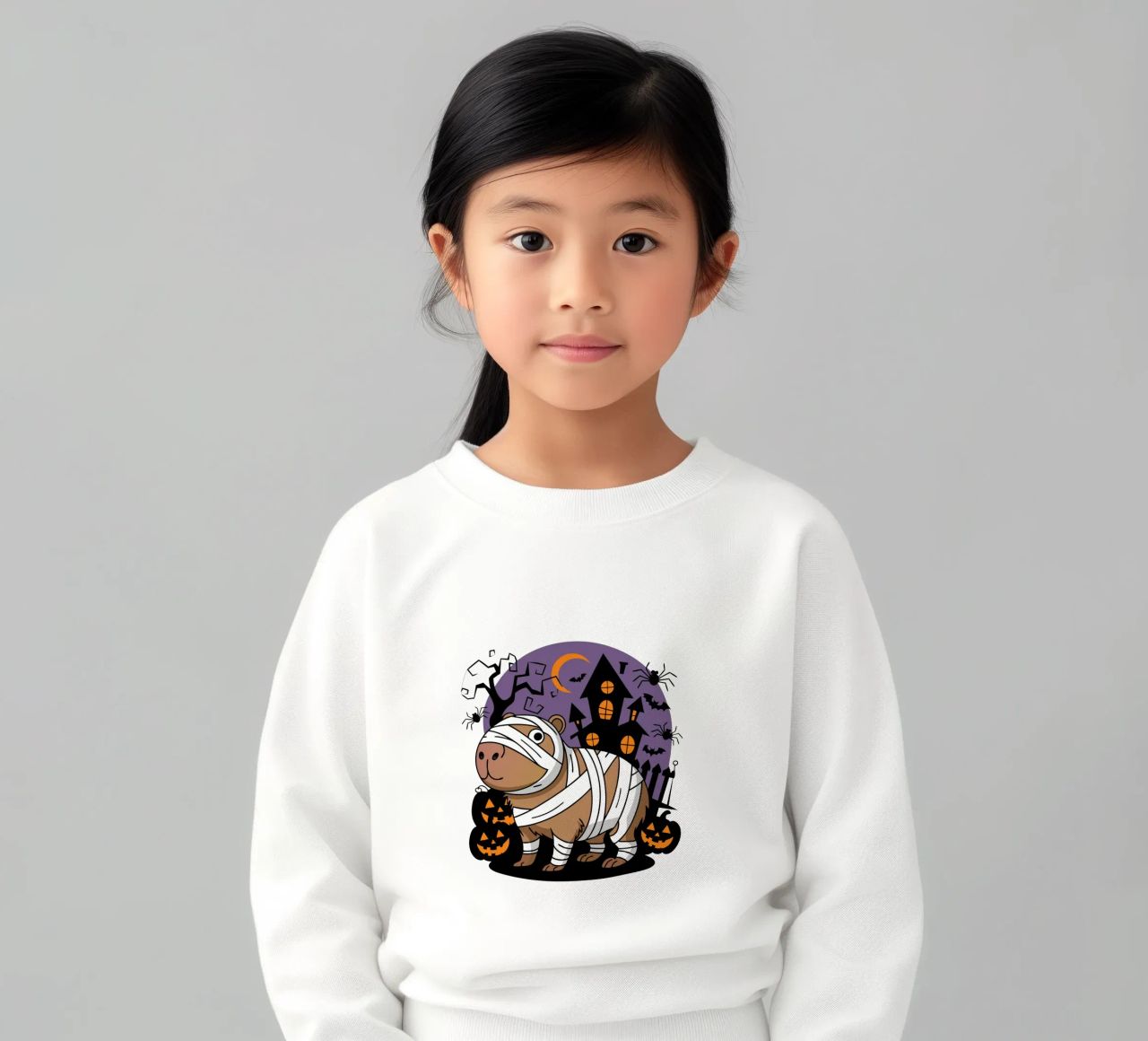 Capybara Mummy felpa bambino da edsonramosart