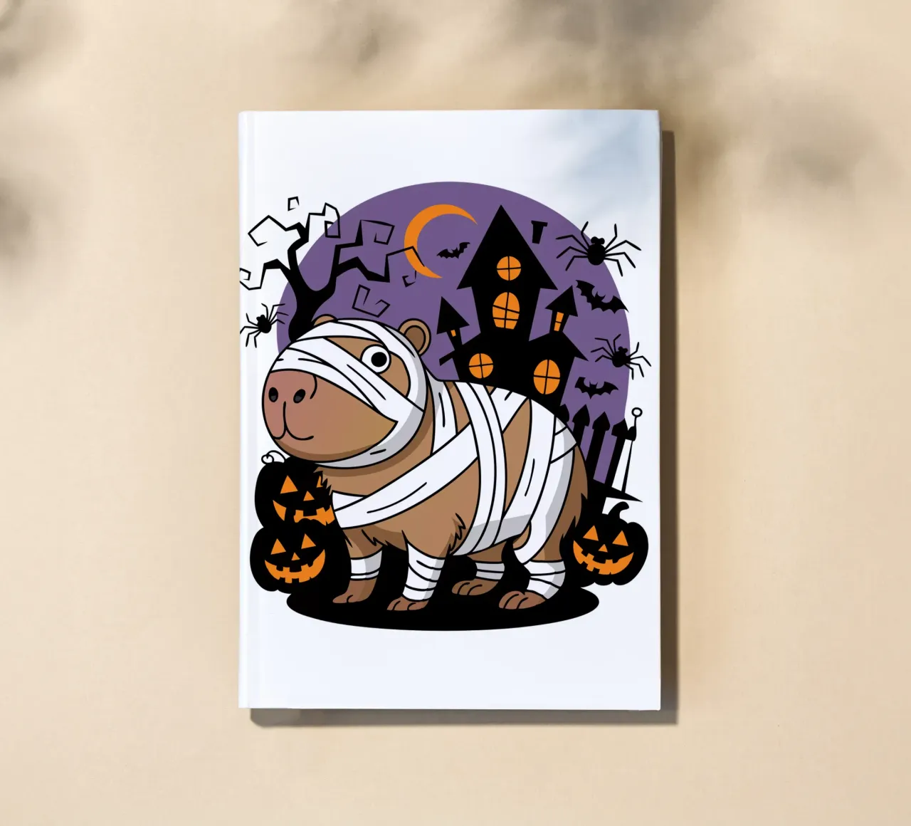 Capybara Mummy notebook by edsonramosart