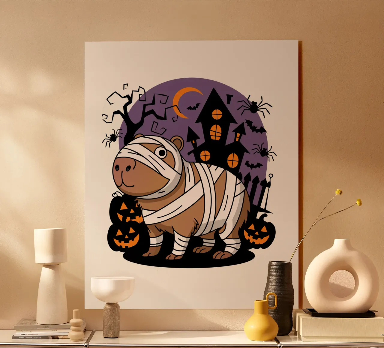 Capybara Mummy plexiglass da edsonramosart