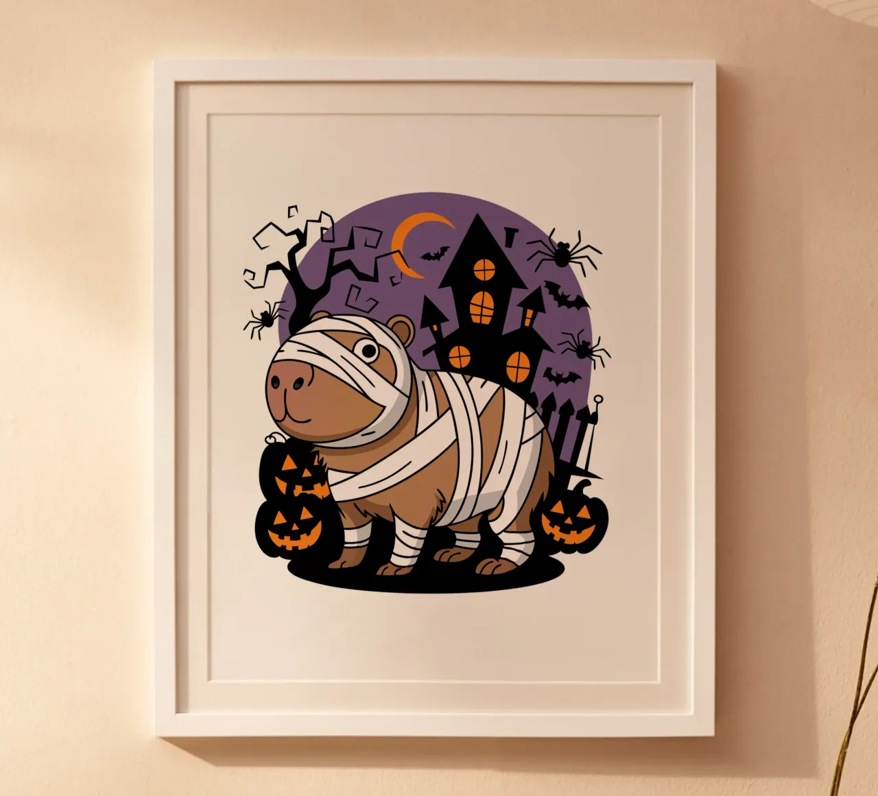 Capybara Mummy carta hahnemühle da edsonramosart