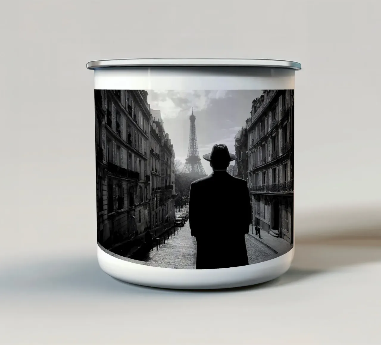 Un caso per il capo tazza in smalto da M-Ulrich-Digital Art