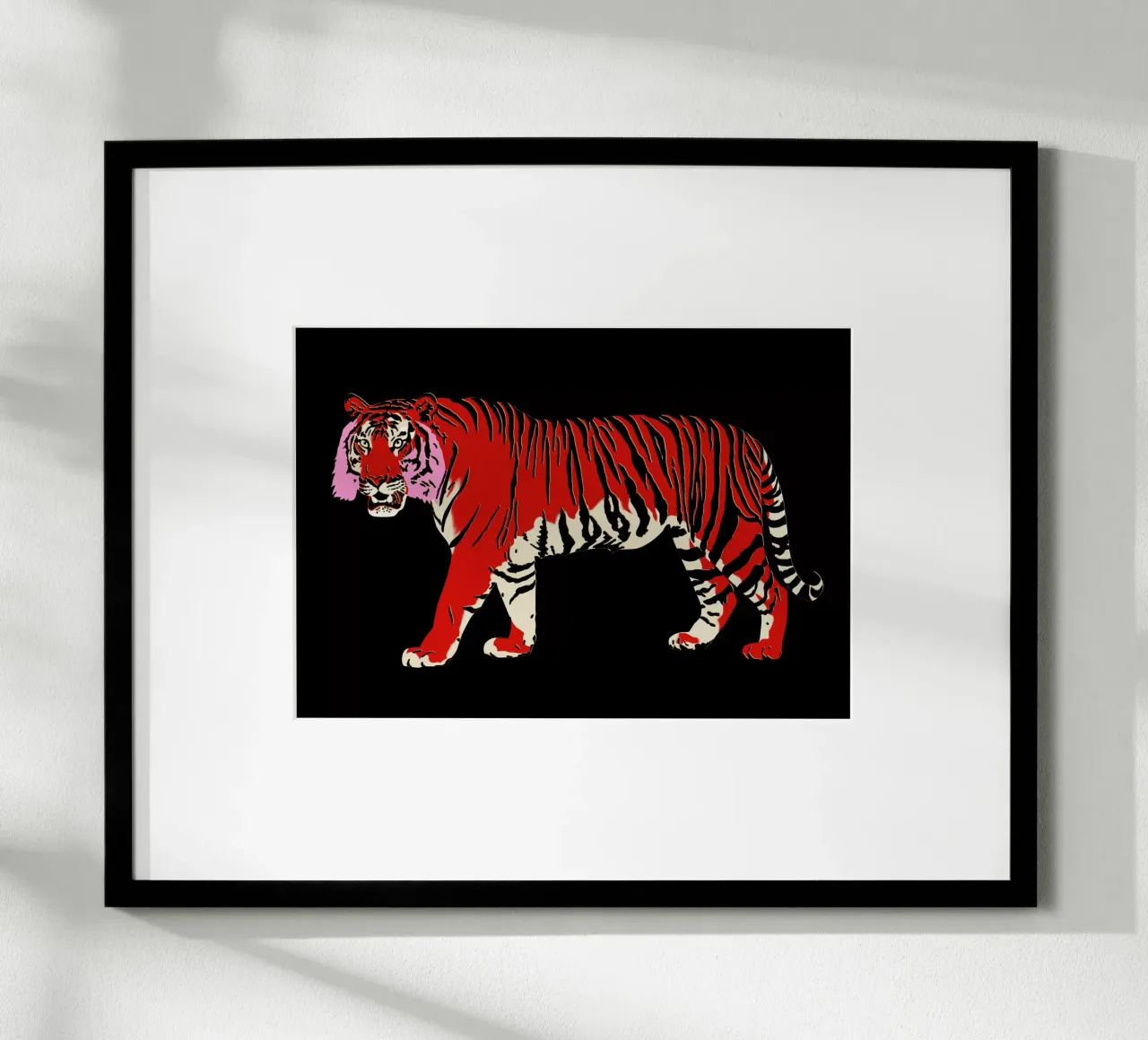 Red Tiger hahnemühle by Asha Designs