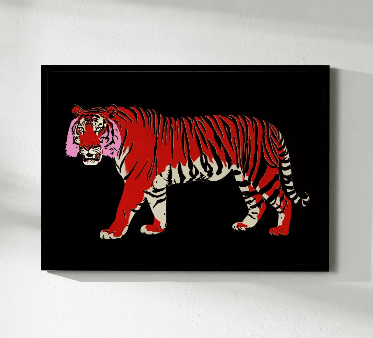 Red Tiger hahnemühle by Asha Designs