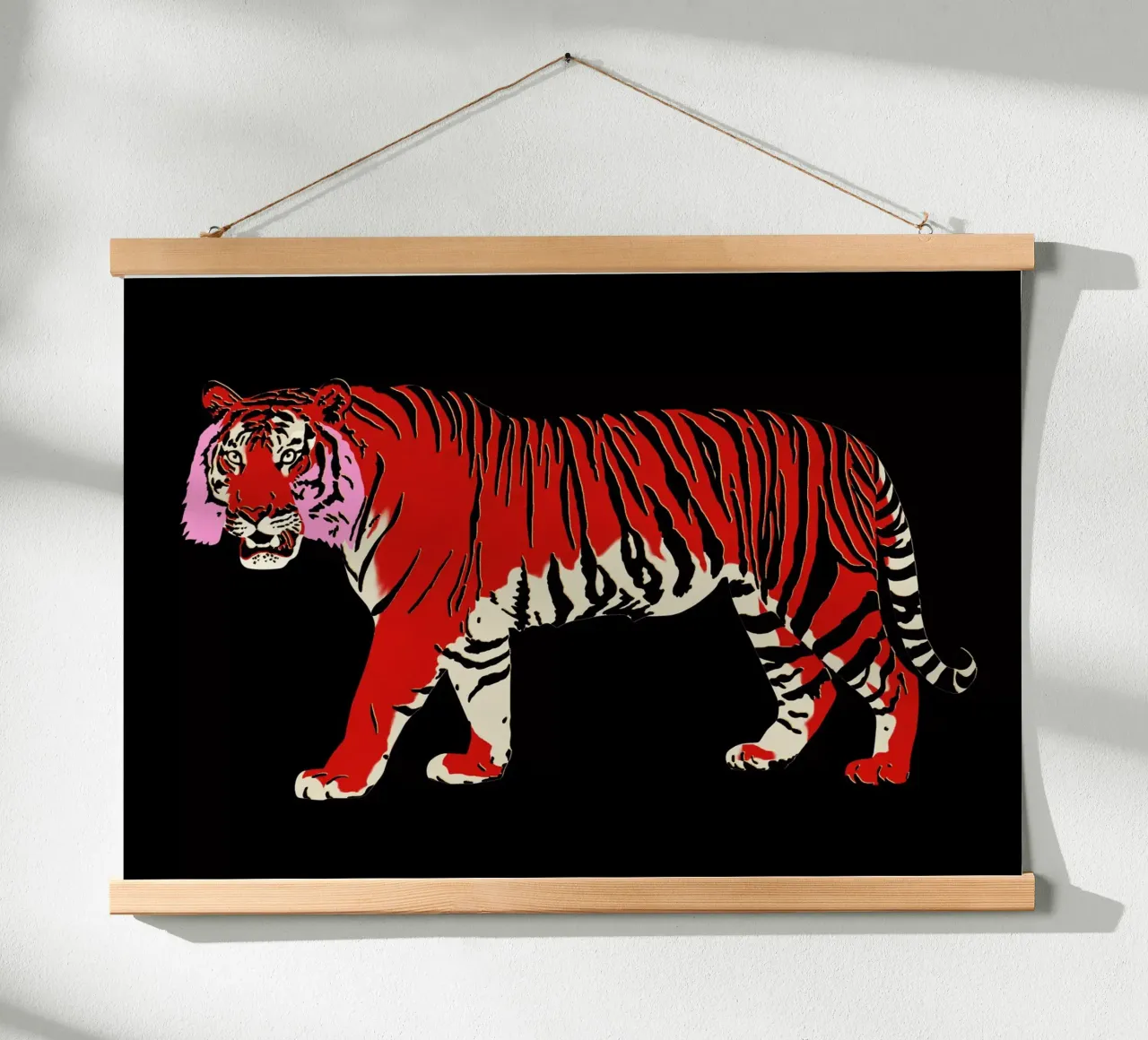Red Tiger hahnemühle by Asha Designs