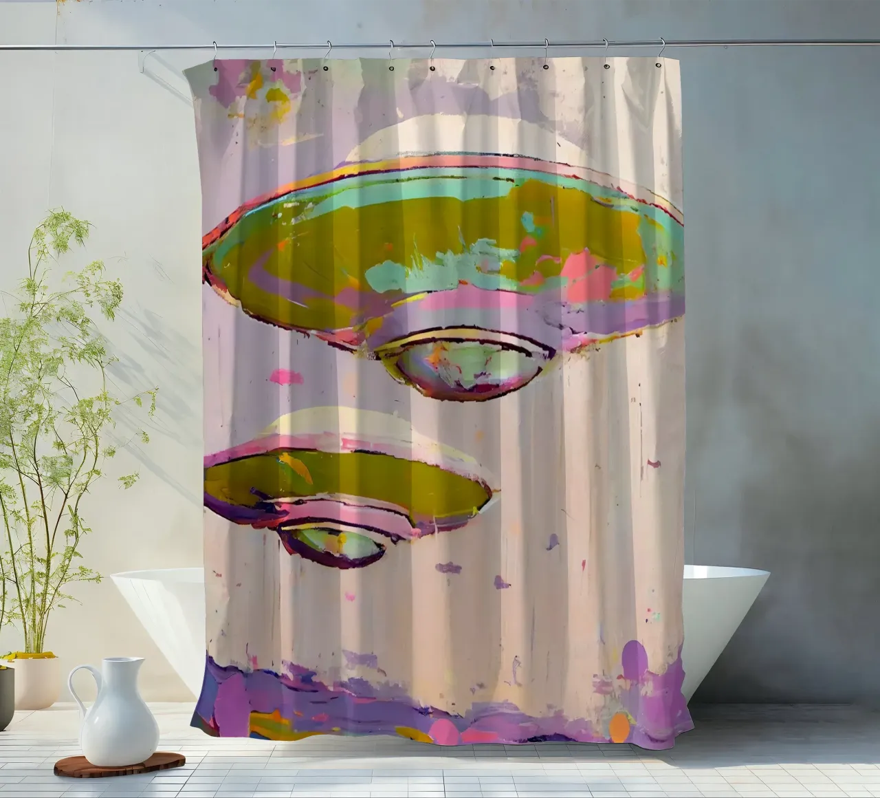 They Are Here tenda da doccia da treechild