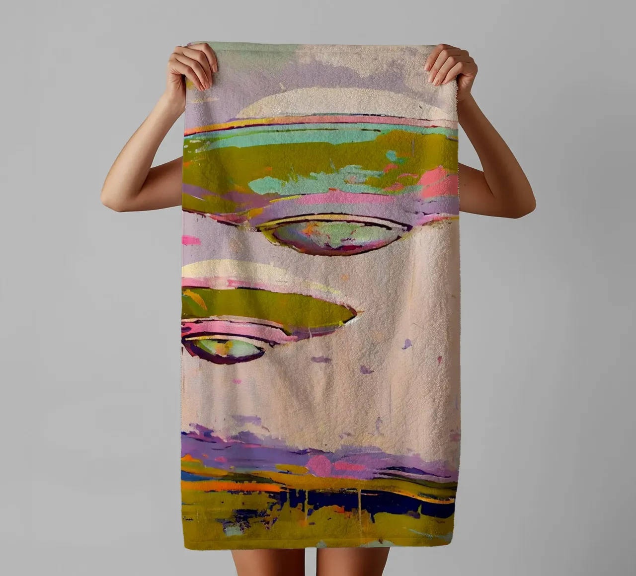 They Are Here asciugamano da bagno da treechild