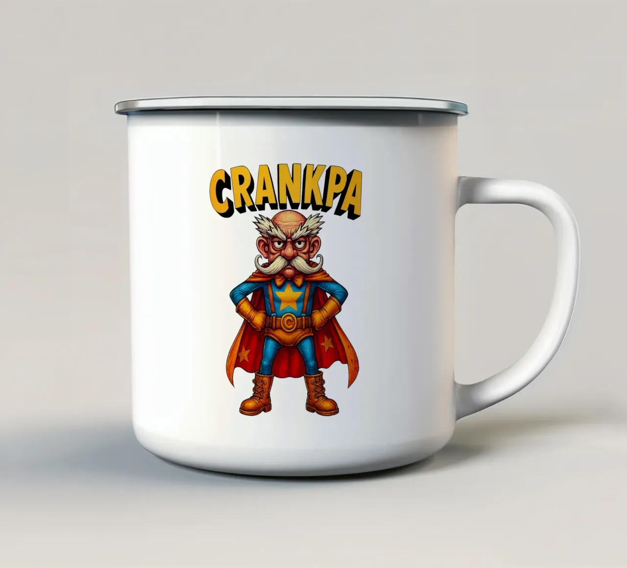 CRANKPA tazza in smalto da Vintage Van Gogh