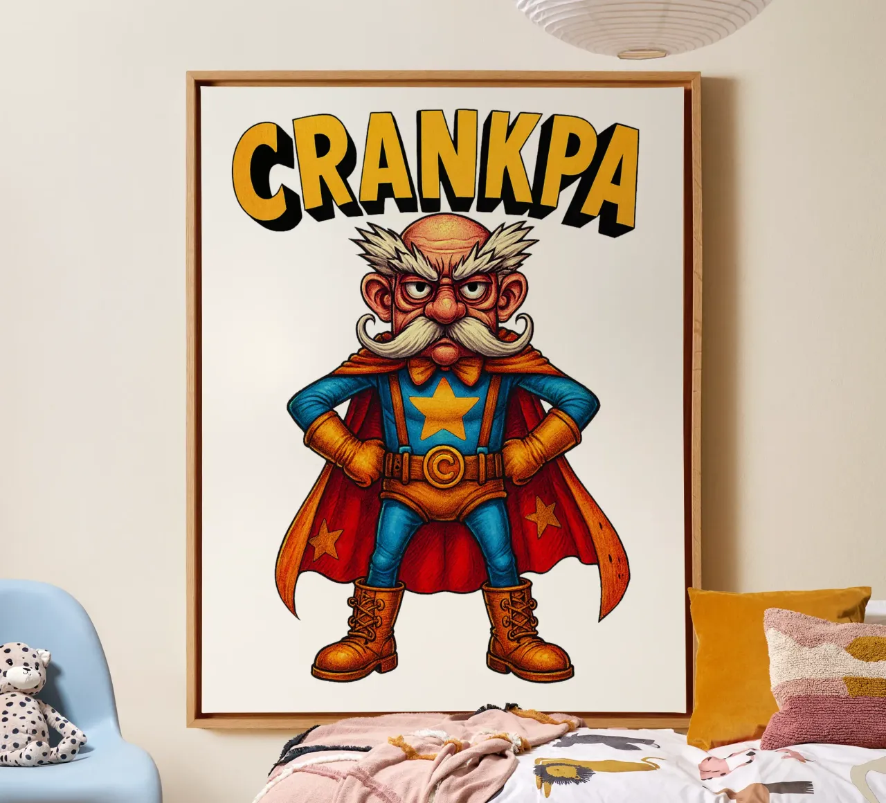 CRANKPA canvas met Baklijst van Vintage Van Gogh