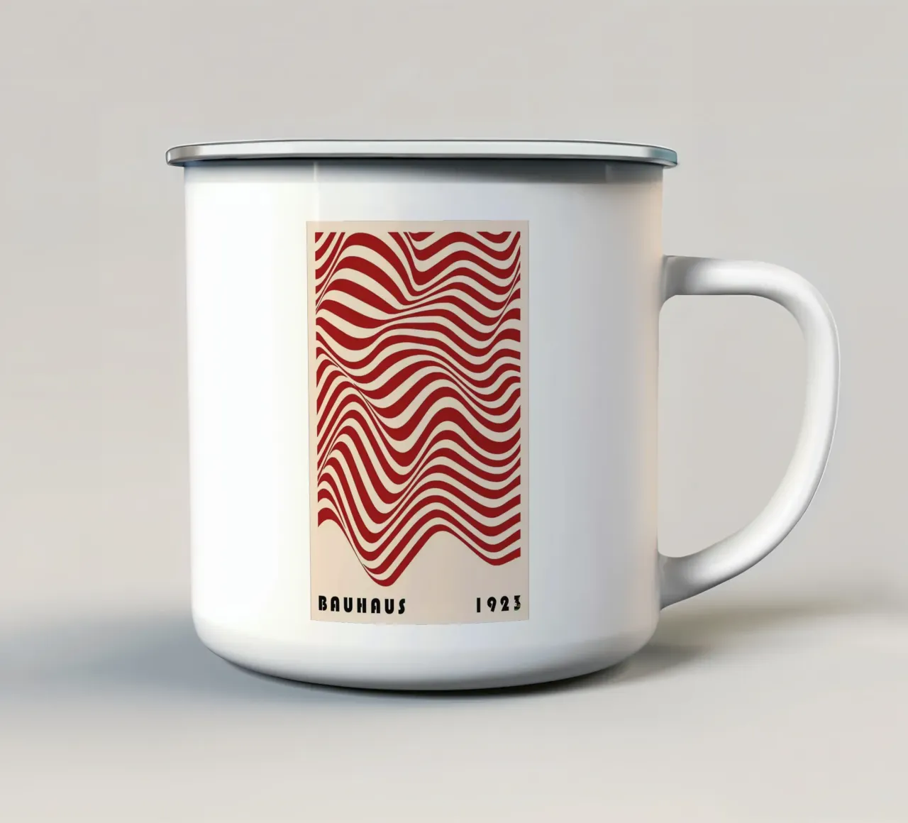 Bauhaus 1923 tazza in smalto da Narciso