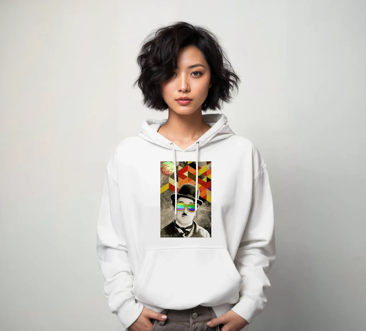 Public Figures: Chaplin felpa con cappuccio da Elo Marc