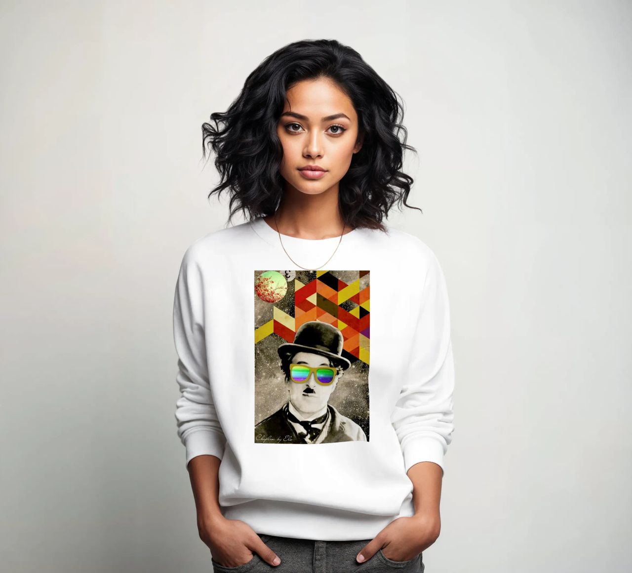 Public Figures: Chaplin felpa da Elo Marc