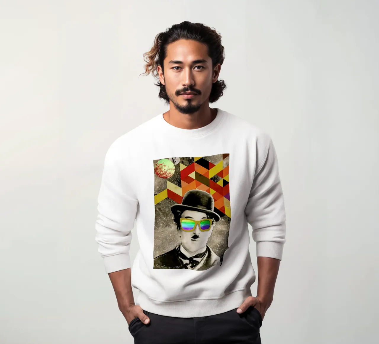 Public Figures: Chaplin sweatshirt van Elo Marc