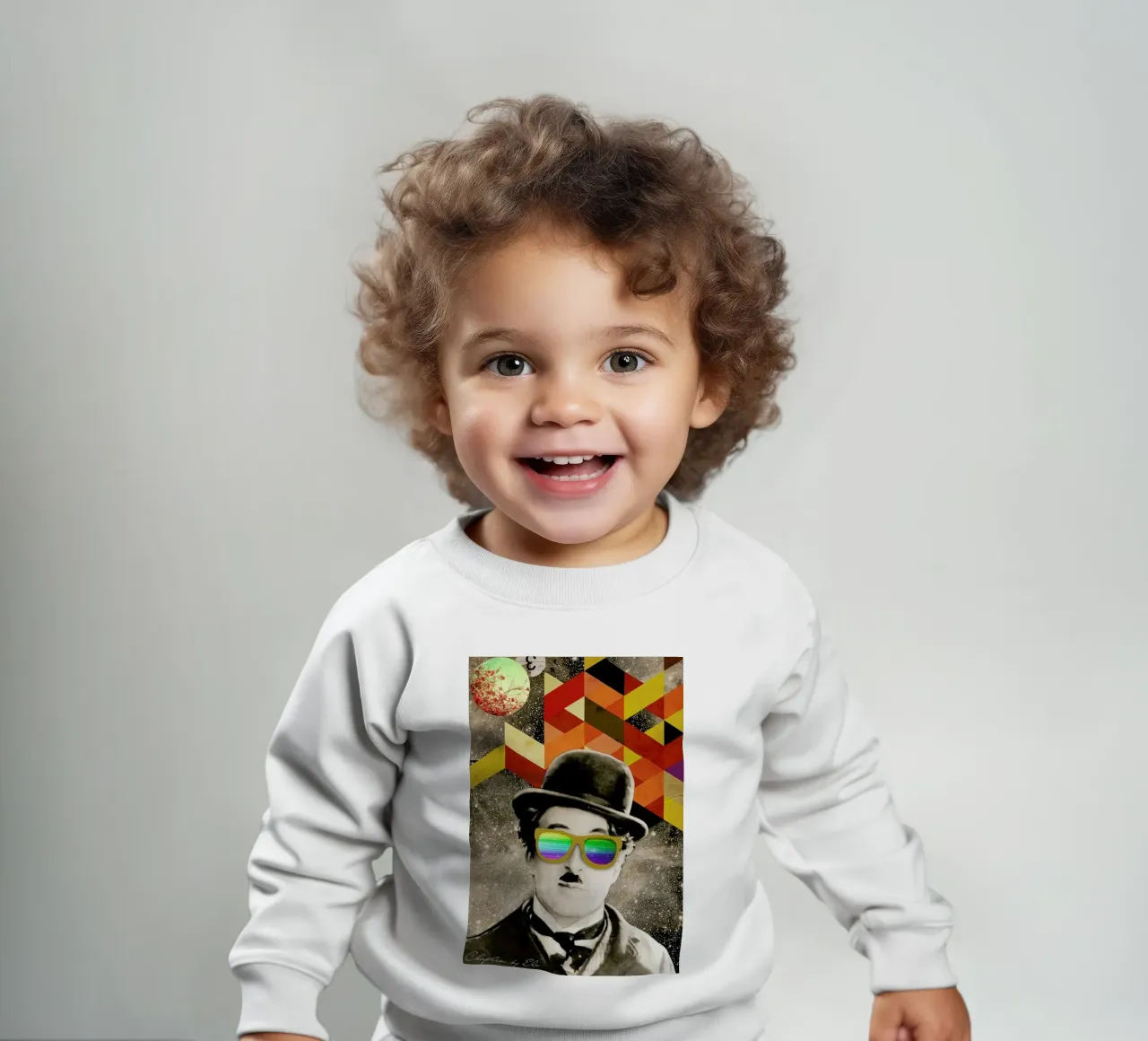 Public Figures: Chaplin sudadera de bebé de Elo Marc