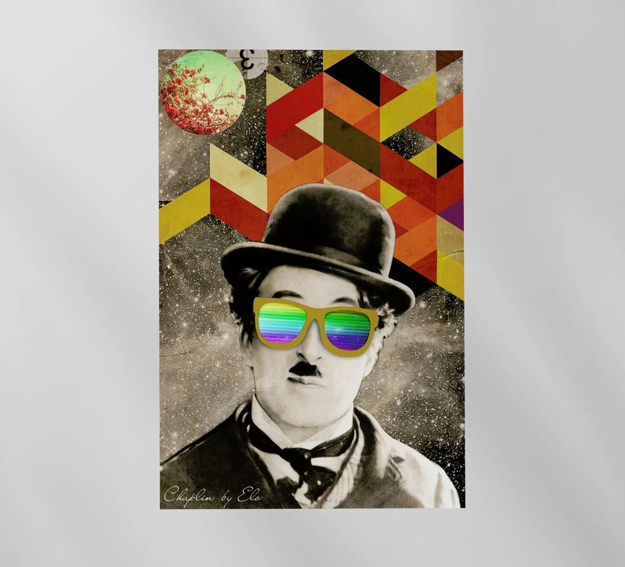 Public Figures: Chaplin pellicola backlit da Elo Marc