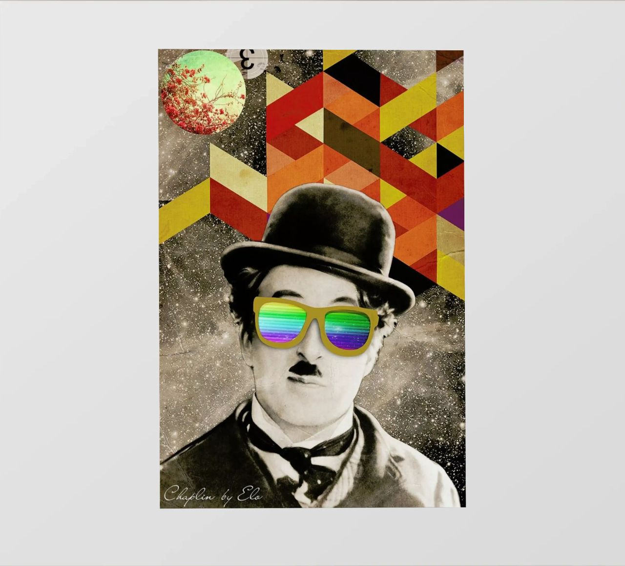Public Figures: Chaplin pellicola backlit da Elo Marc